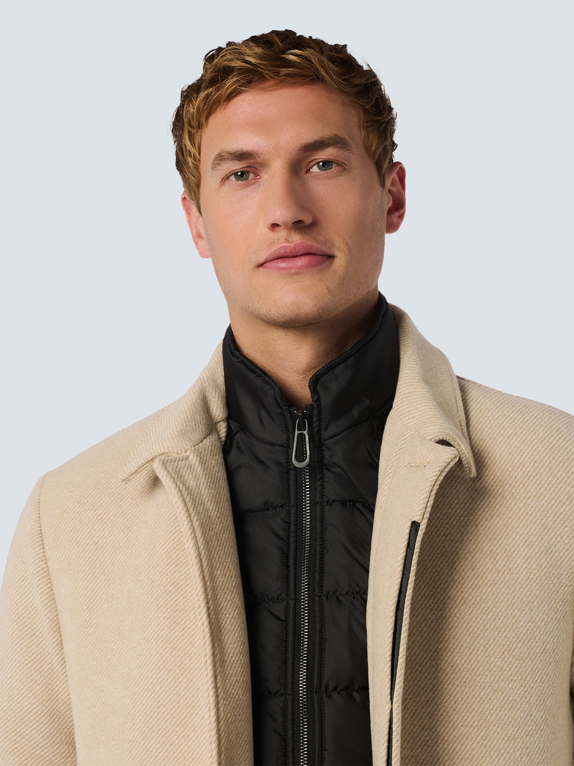 NO EXCESS Parka »No Excess Jacke Long Fit mit abnehmbarer Front«