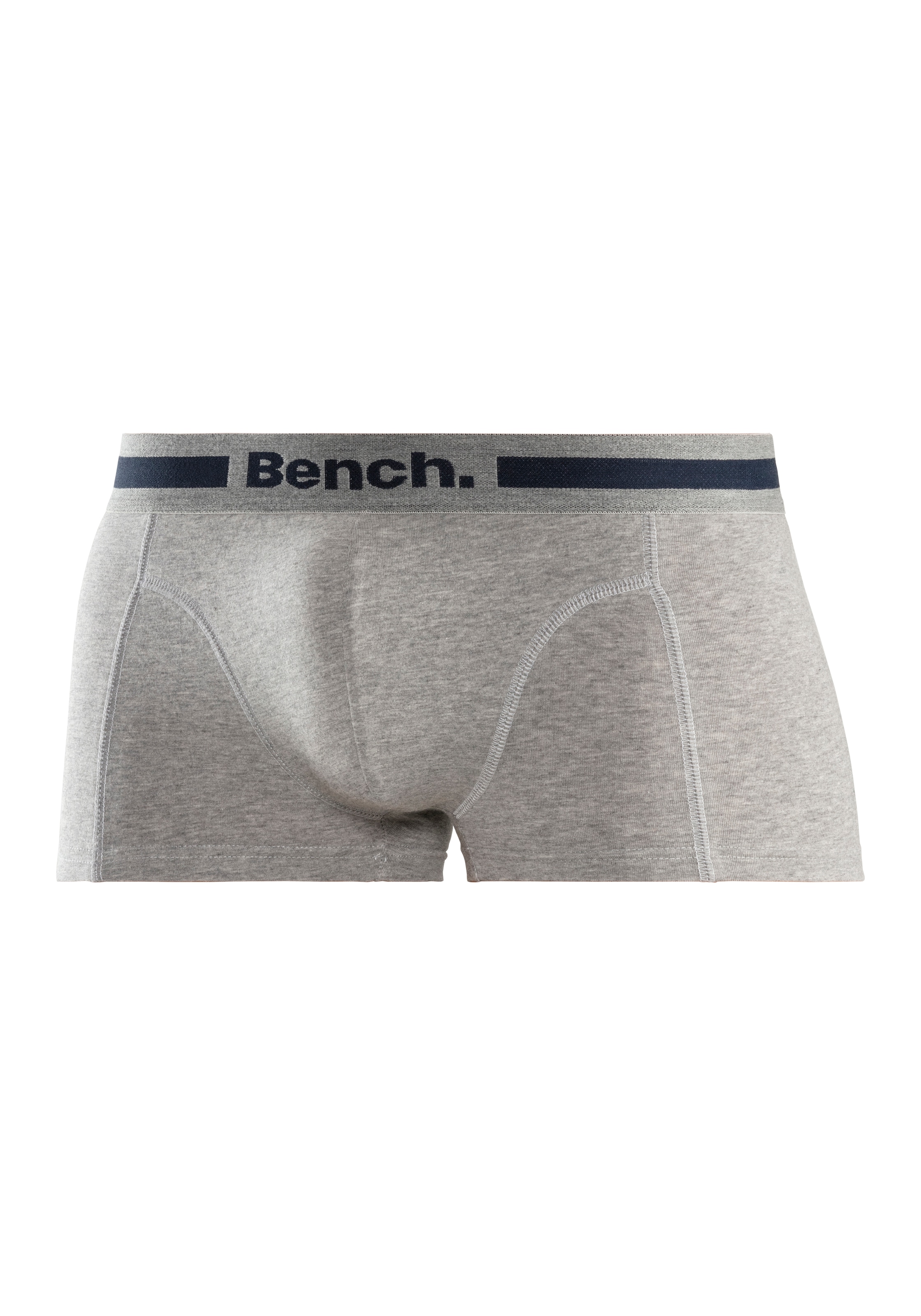 Bench. Boxershorts, (Packung, 4 St.), in Hipster-Form mit Overlock-Nähten  vorn im Online-Shop kaufen