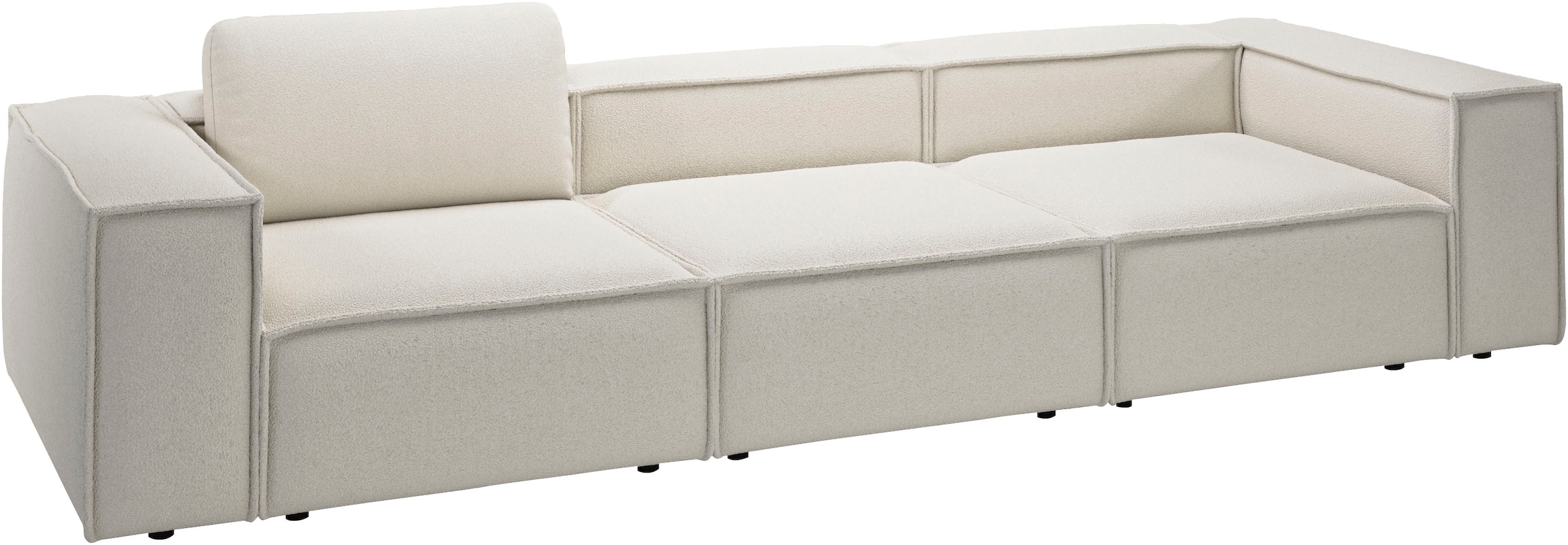 Places of Style 3,5-Sitzer »Watertown, modernes Big-Sofa XXL, 336 cm Breite, auch in Feincord«, Riesiges Designersofa mit viel Platz & weichen Bezügen in Trendfarben