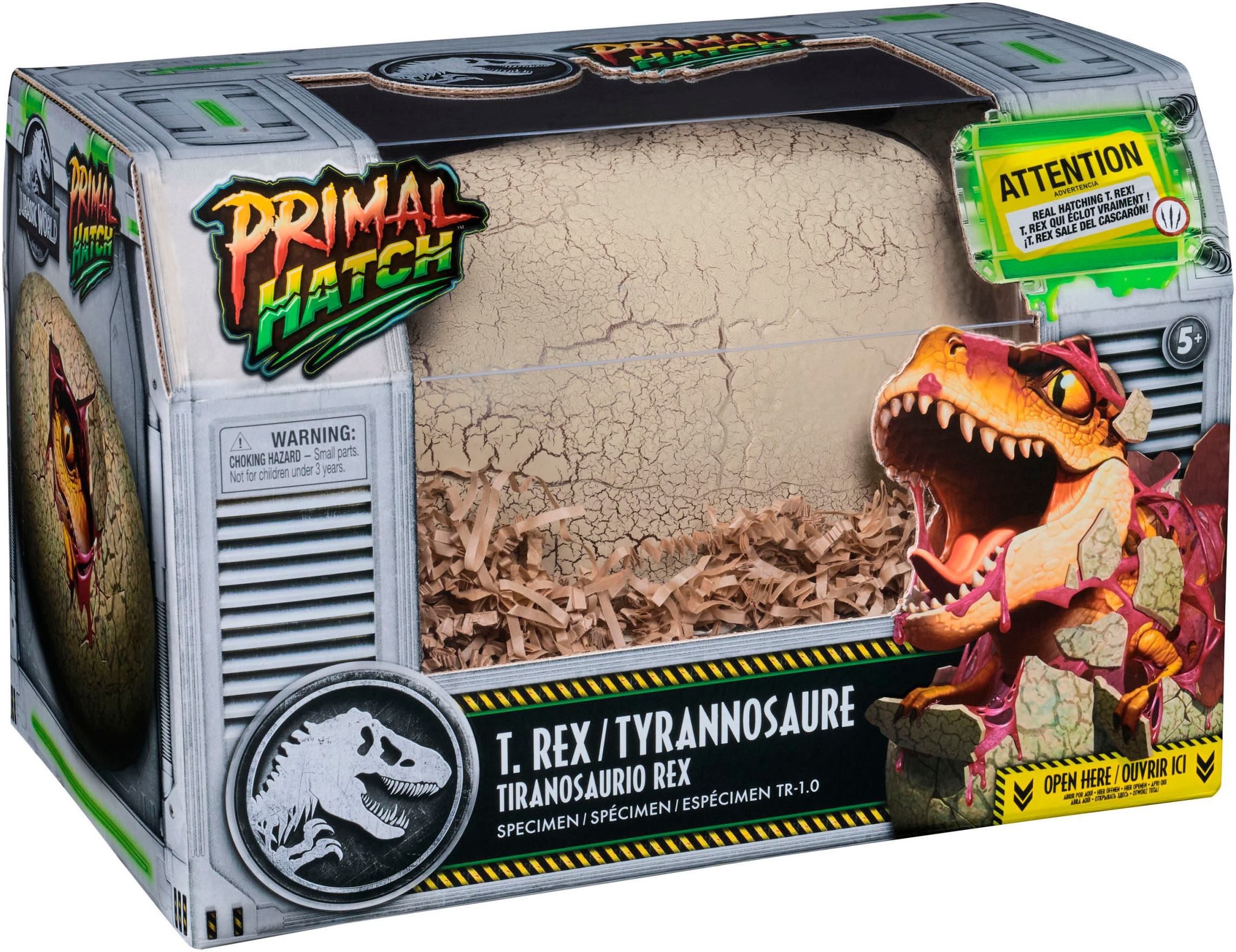 Spin Master Spielfigur »Primal Hatch - Interaktiver T-Rex im Ei« mit Licht und Sound