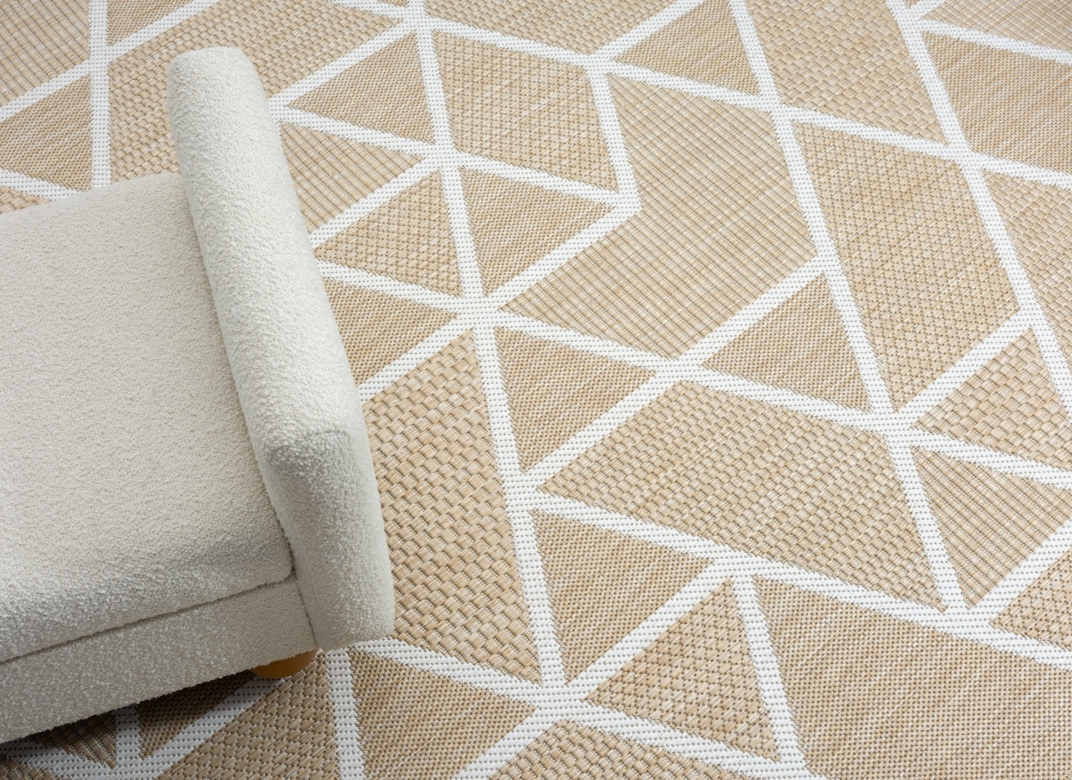 Myflair Möbel & Accessoires Teppich »Miller Lagerräumung«, rechteckig, 8 mm Höhe, Wendeteppich, modernes Design, Outdoor geeignet, Balkon, Terrasse