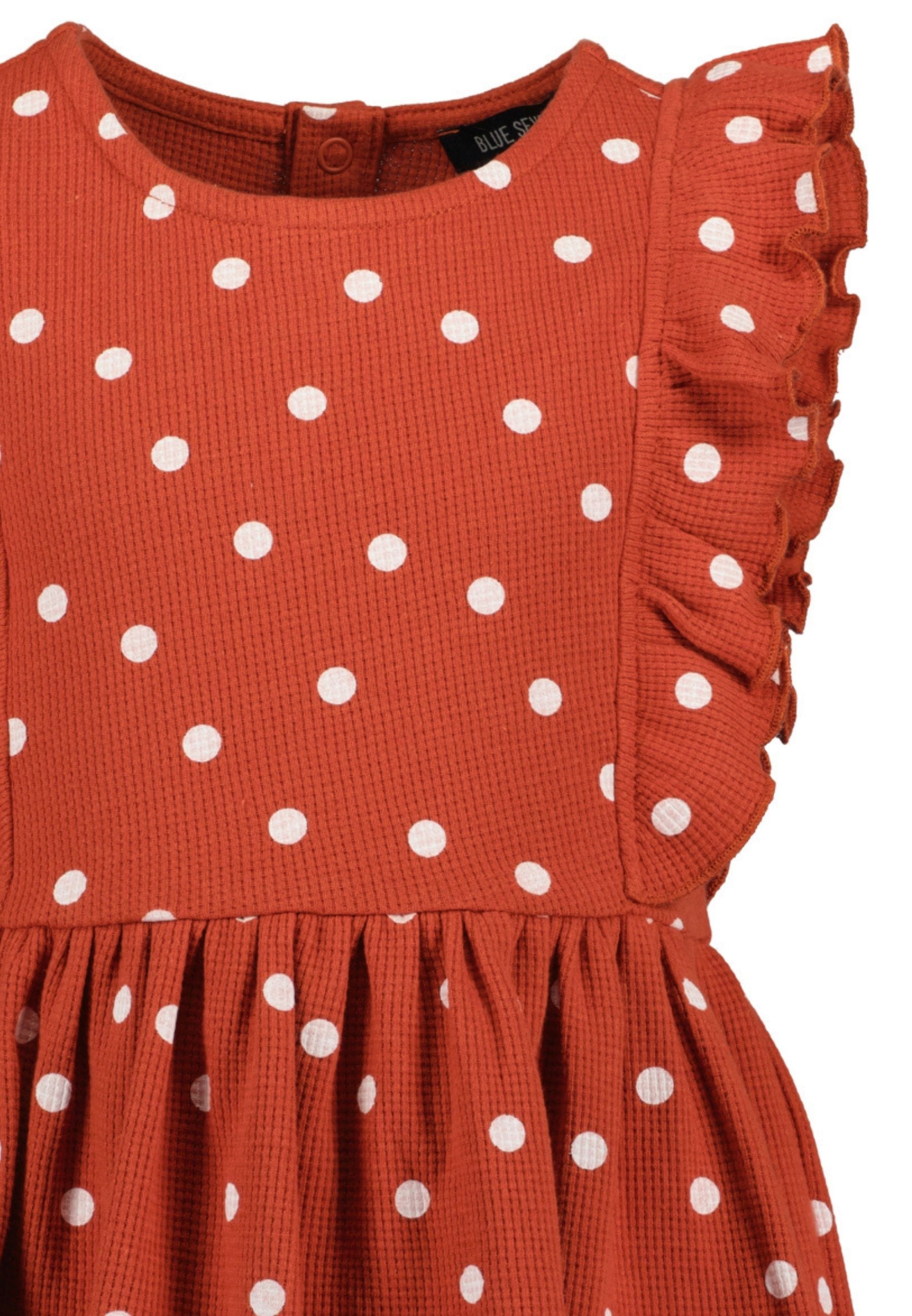 Blue Seven Sommerkleid 1 tlg. tlg. mit tollen Volants und mit kleiner Knopfleiste im Rücken