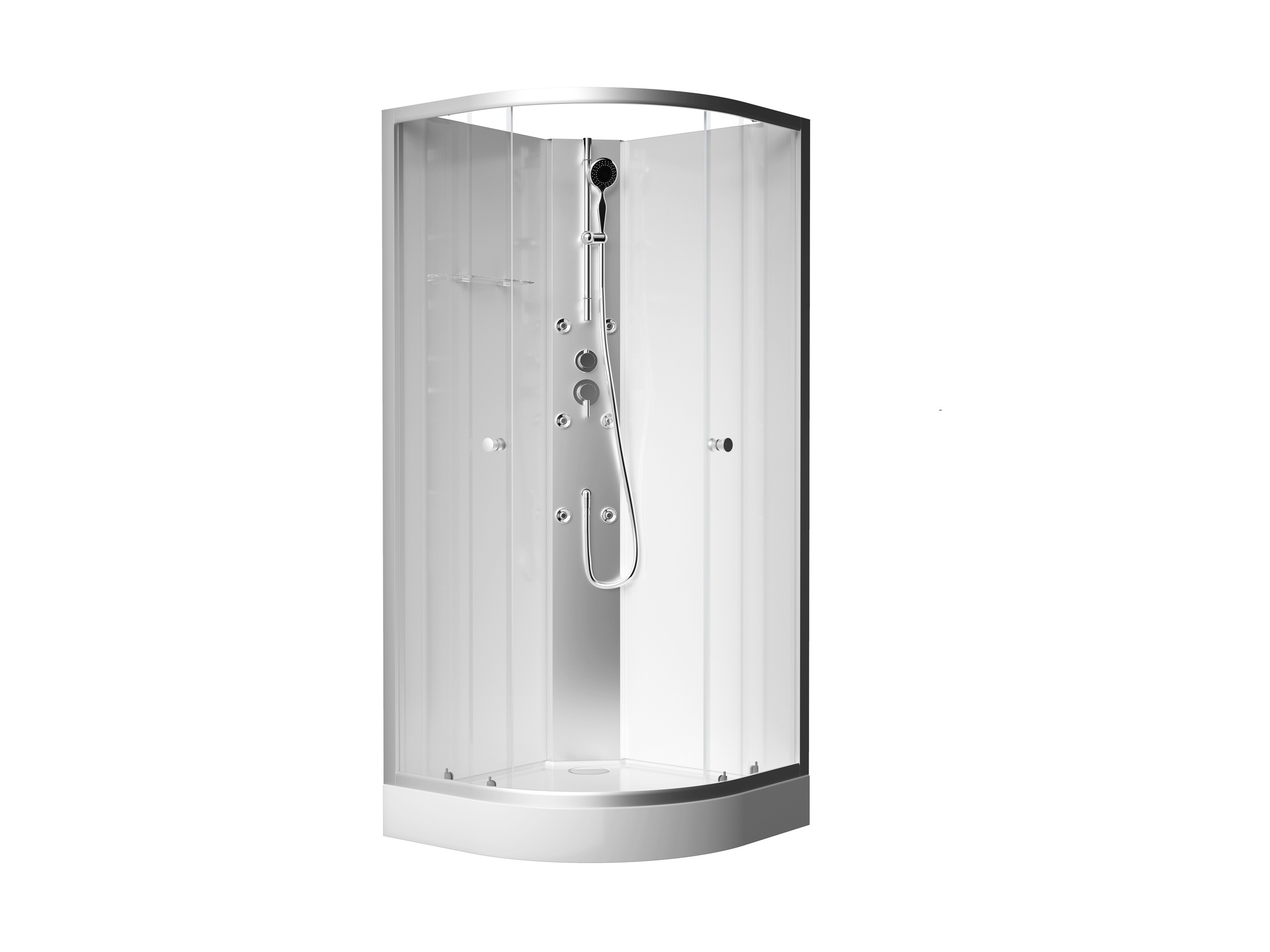 Marwell Komplettdusche »White Oasis«, inkl. Armaturen