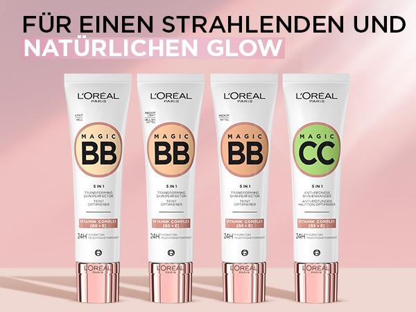 L'ORÉAL PARIS BB-Creme »BB C'EST MAGIC« getönt, kaschiert Unebenheiten, feuchtigkeitsspendend, pflegend