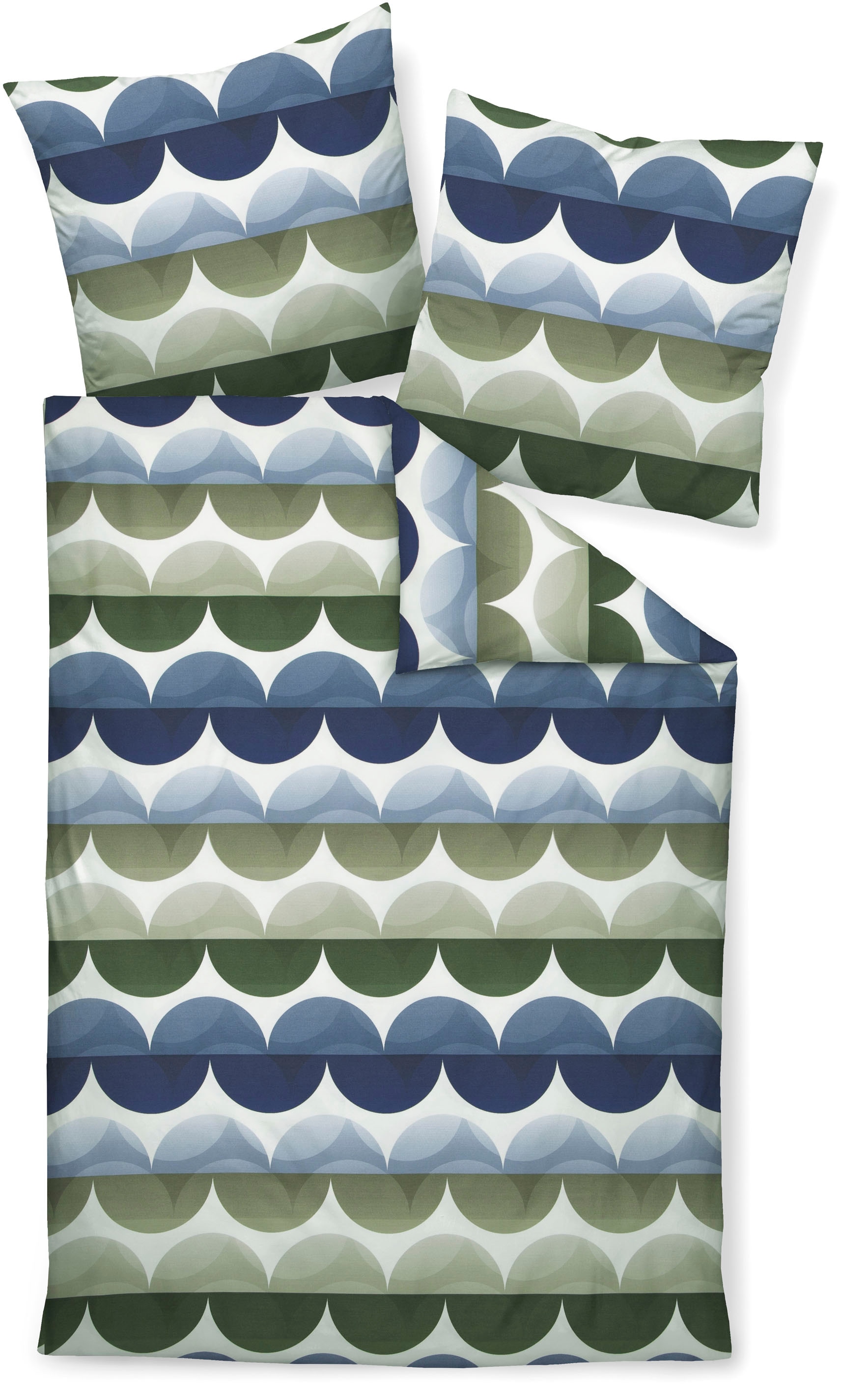 Janine Janine Mako-Satin Bettwäsche moments 98092 sonnengelb helloliv graph günstig online kaufen