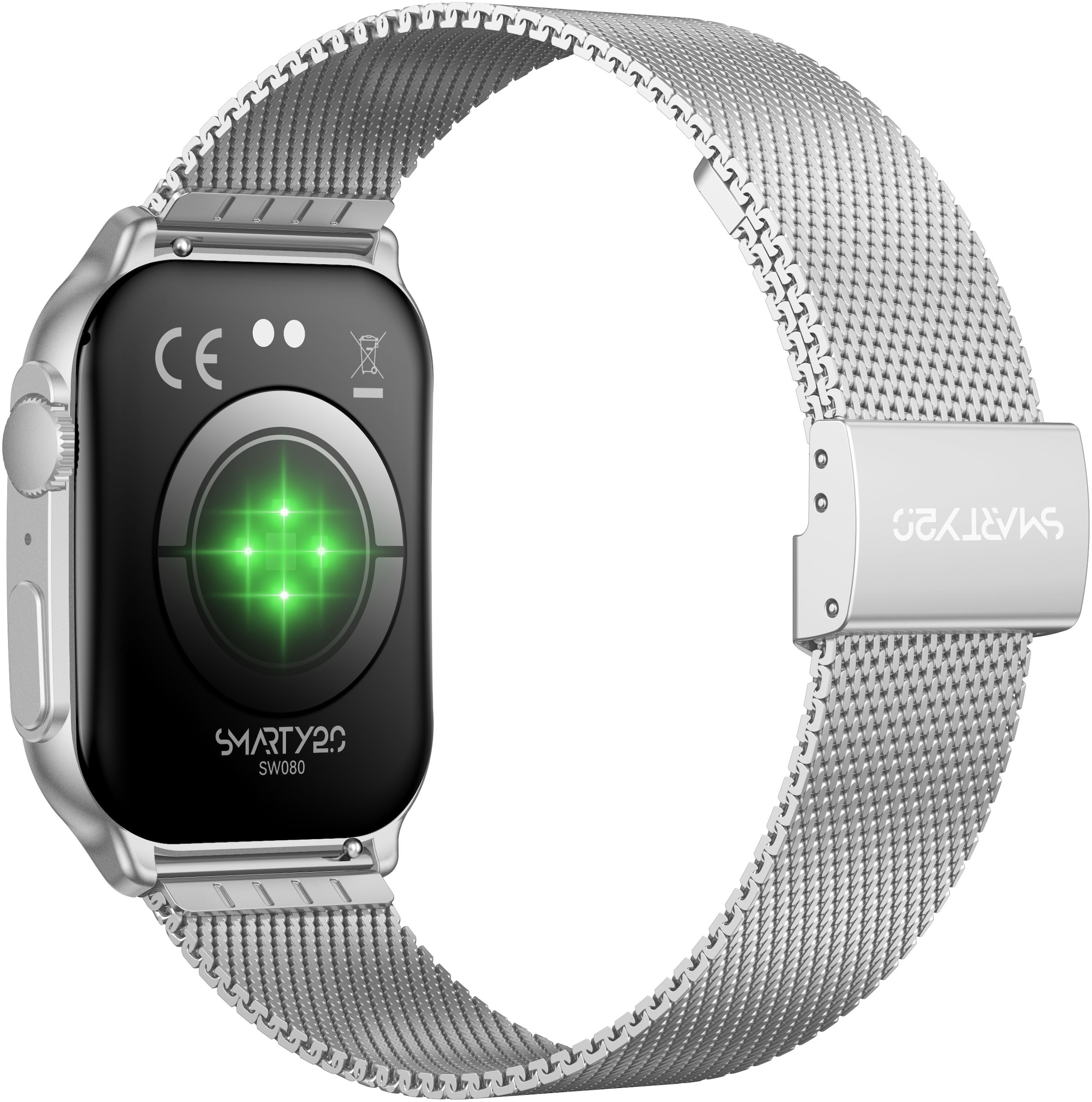 SMARTY 2.0 Smartwatch, Armbanduhr, Damenuhr, Herrenuhr, Android5.0+, Apple iOS 9.0+)