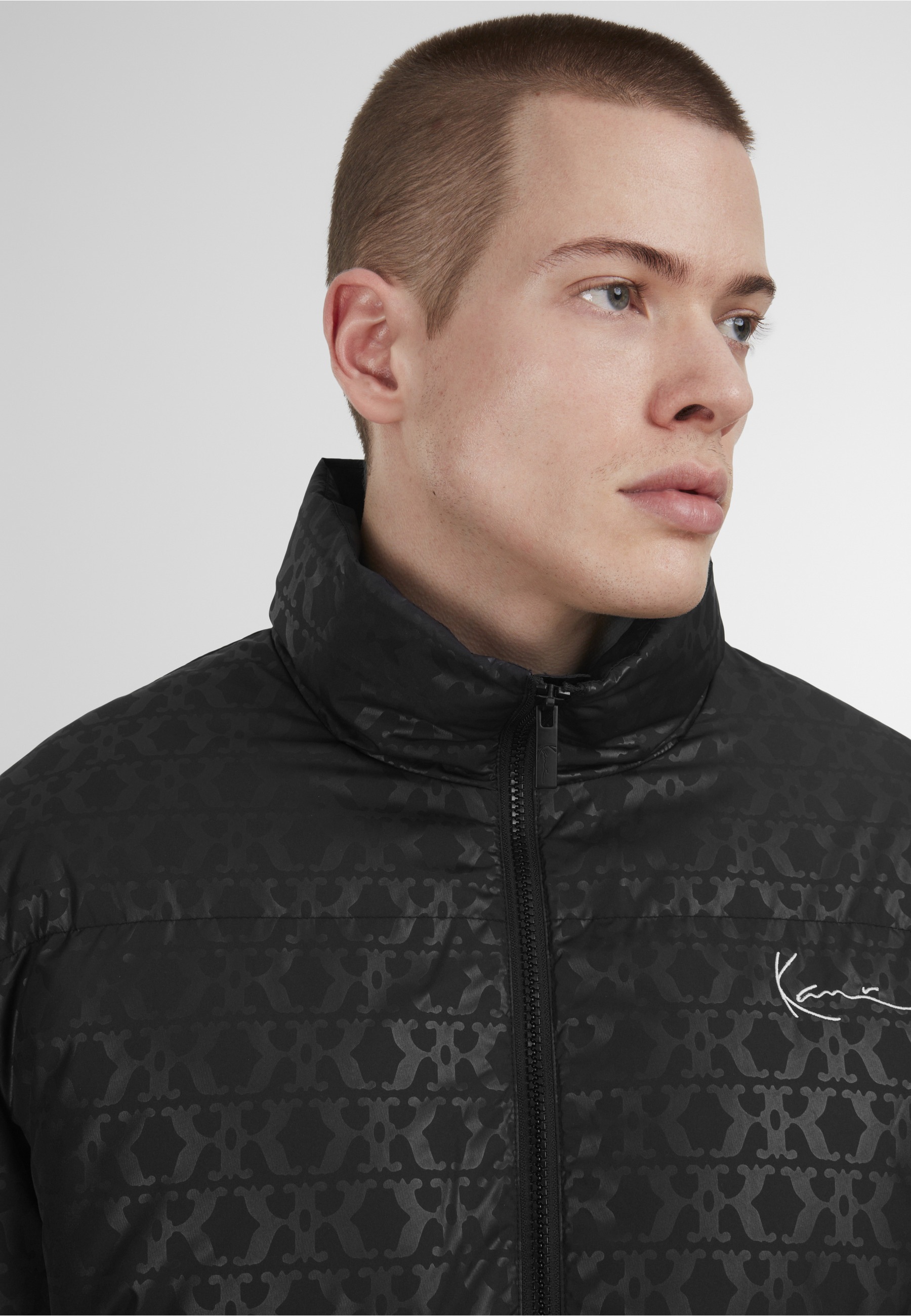 Karl Kani Winterjacke »Karl Kani Aop Signature Puffer Jacket« 1 Stk. tlg. ohne Kapuze