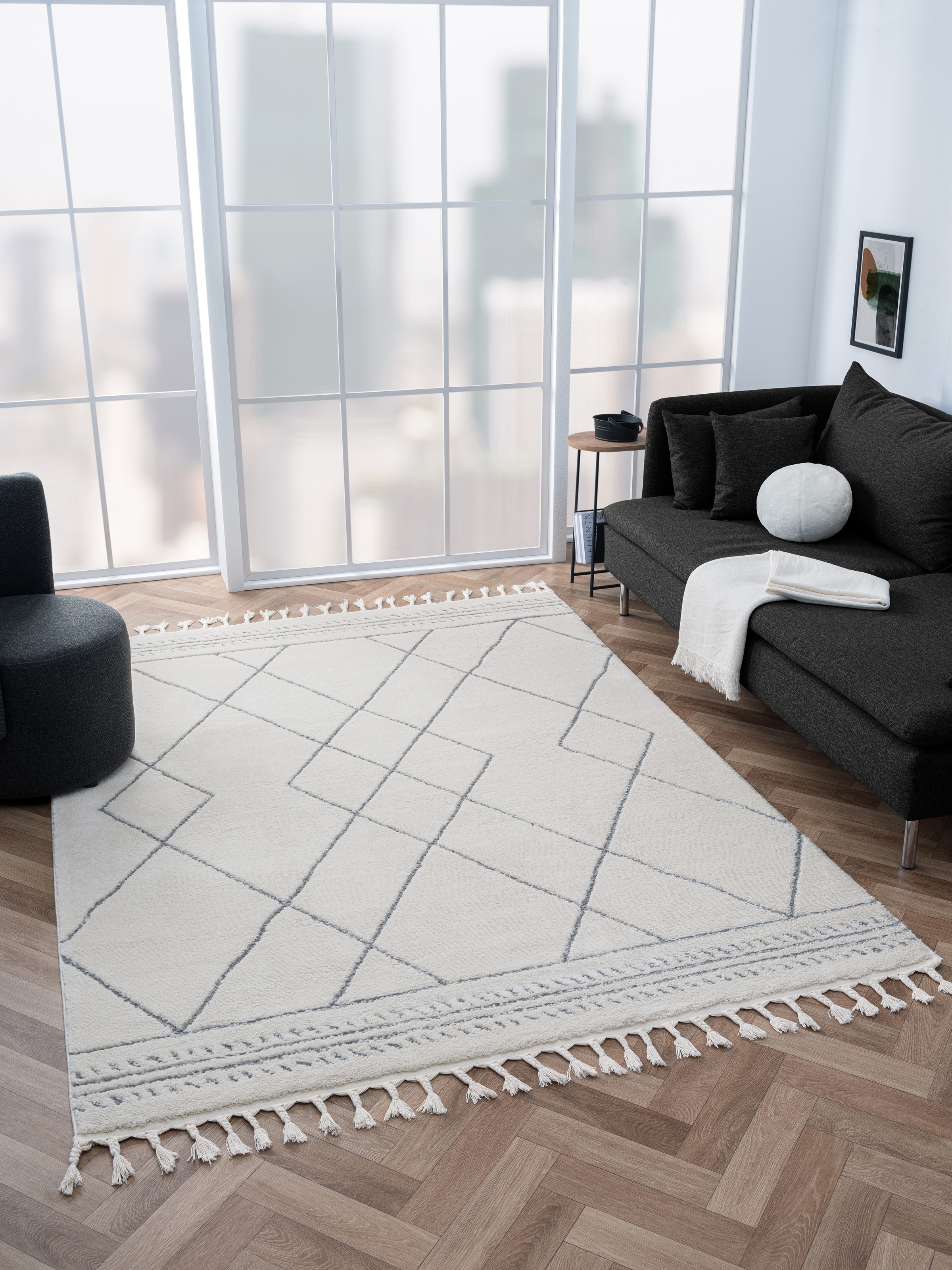 Myflair Möbel & Accessoires Hochflor-Teppich »Moroccan Design, LAGERRÄUMUNG günstig online kaufen