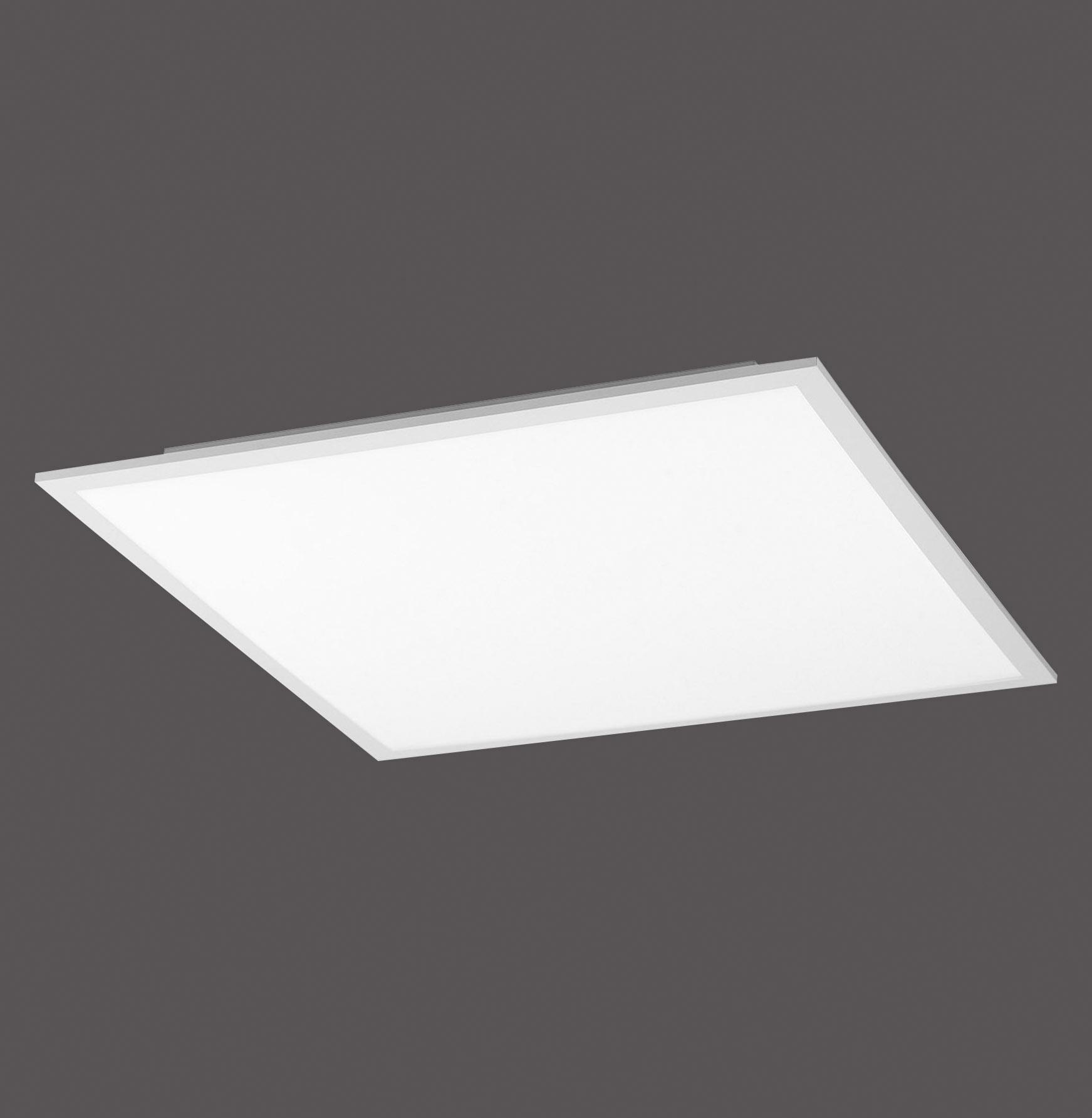 JUST LIGHT Deckenleuchte »FLAT«, 1 flammig, Leuchtmittel LED-Board | LED fest integriert, CCT - Farbtemperaturregelung (verstellbar von 2700-5000K)