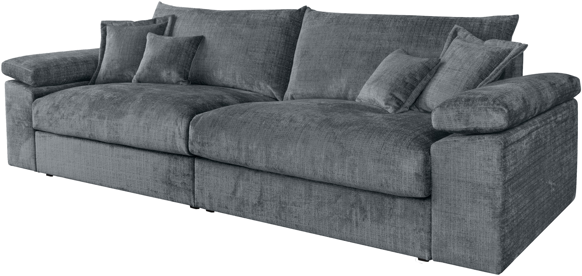 Home affaire Big-Sofa »Soft&Cosy XXL - Breite 303 cm«, Mega-Sofa, Cord oder Chenille-Struktur, Federkern-Polsterung