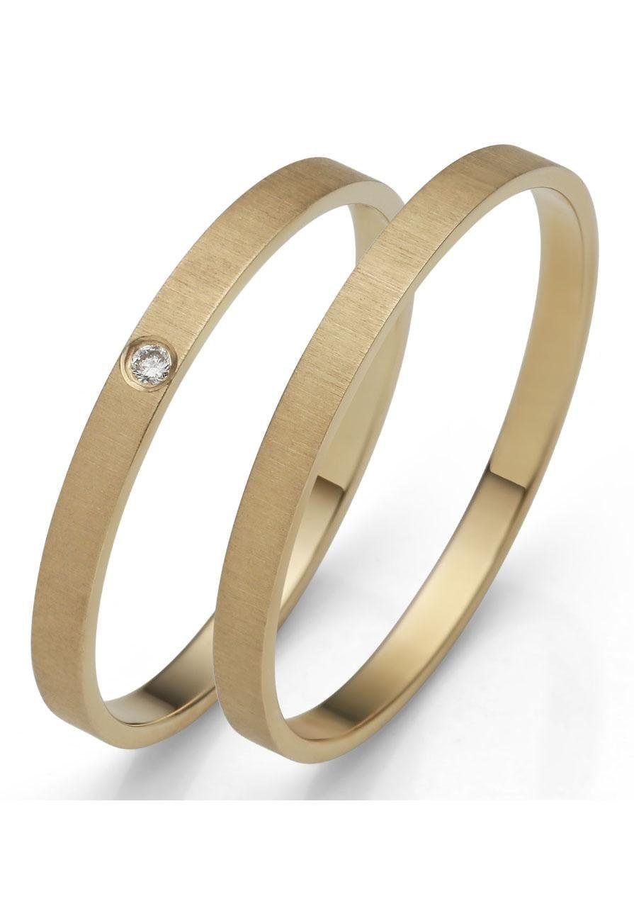 Firetti Trauring »Schmuck Geschenk Gold 375 Hochzeit Ehering \