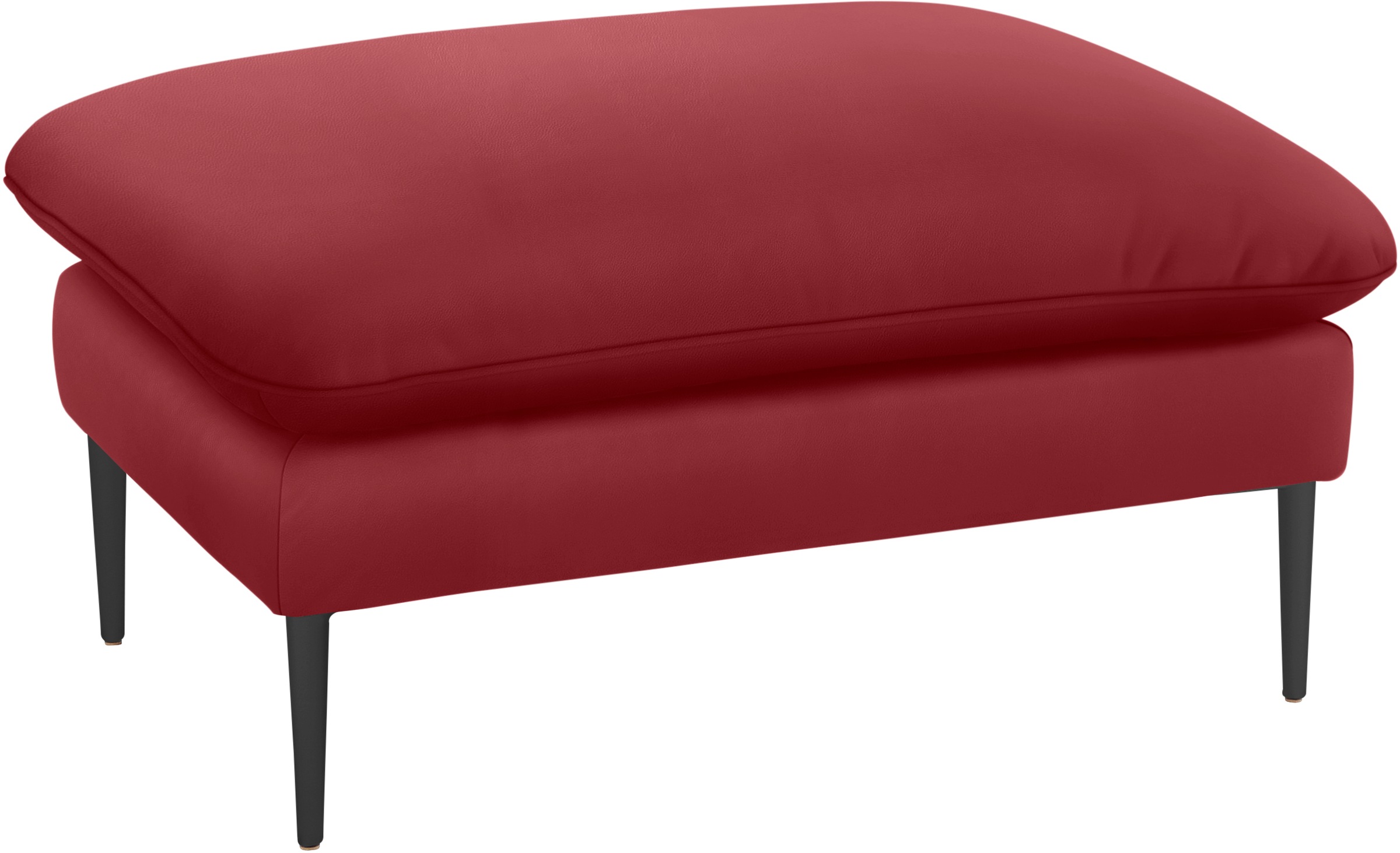 W.SCHILLIG Hocker »enjoy&MORE«, Füße schwarz pulverbeschichtet, Breite 106 cm