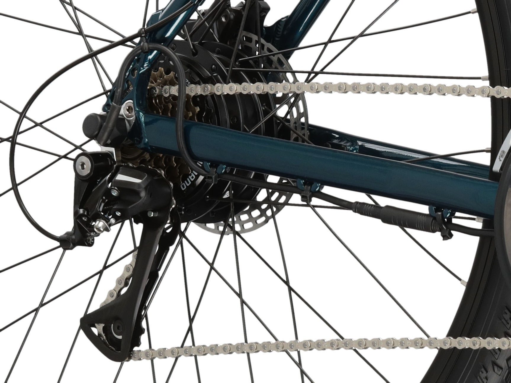 Kross E-Bike »E-MTB Hexagon Boost ZZ 29 Zoll blau«, 21 Gang, Shimano, ACERA M3020, Heckmotor 250 W, Pedelec, Elektrofahrrad für Damen und Herren