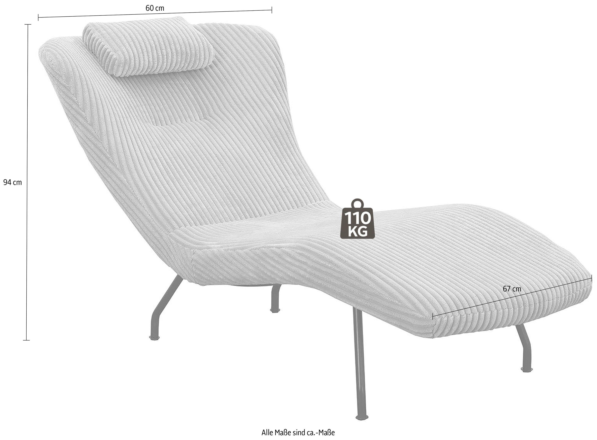 SalesFever Relaxsessel "Komfortabler Relaxsessel zum Entspannen", Moderne R günstig online kaufen