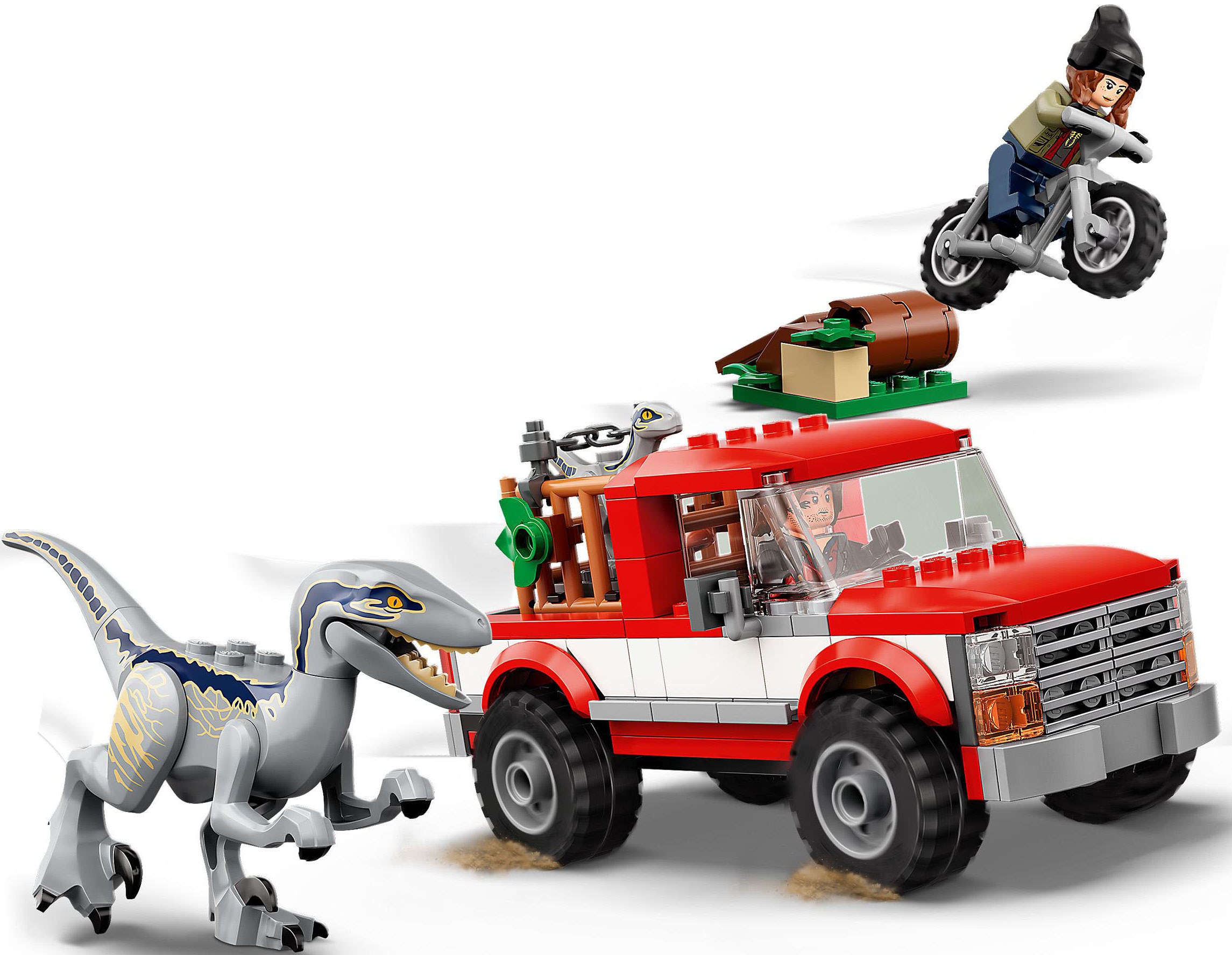 LEGO® Konstruktionsspielsteine »Blue & Beta in der Velociraptor-Falle (76946), LEGO® Jurassic World«, (181 St.), Made in Europe