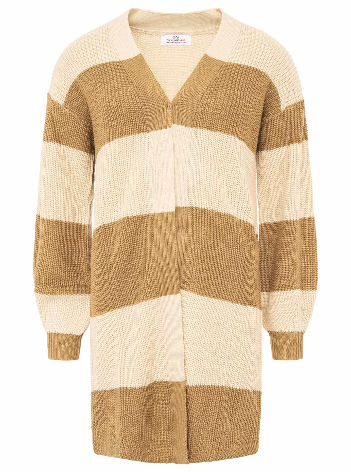 Zwillingsherz Strickjacke »"Katja"« mit Wollanteil, One Size