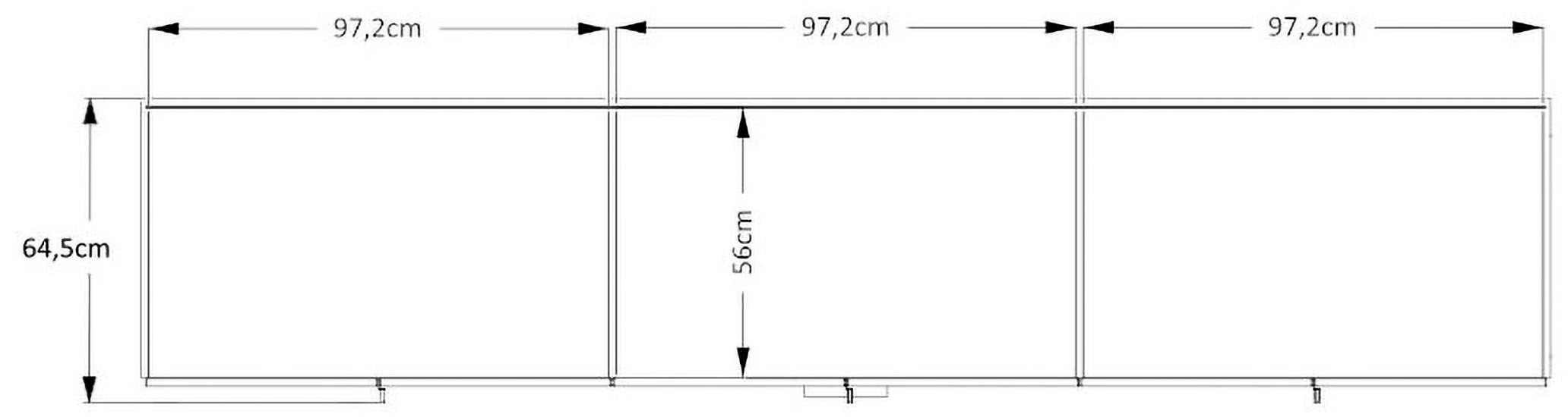 STAUD Drehtürenschrank »Extenso, edles Design in hochwertiger Qualität, Made in Germany« mit 3 Frontschubkästen