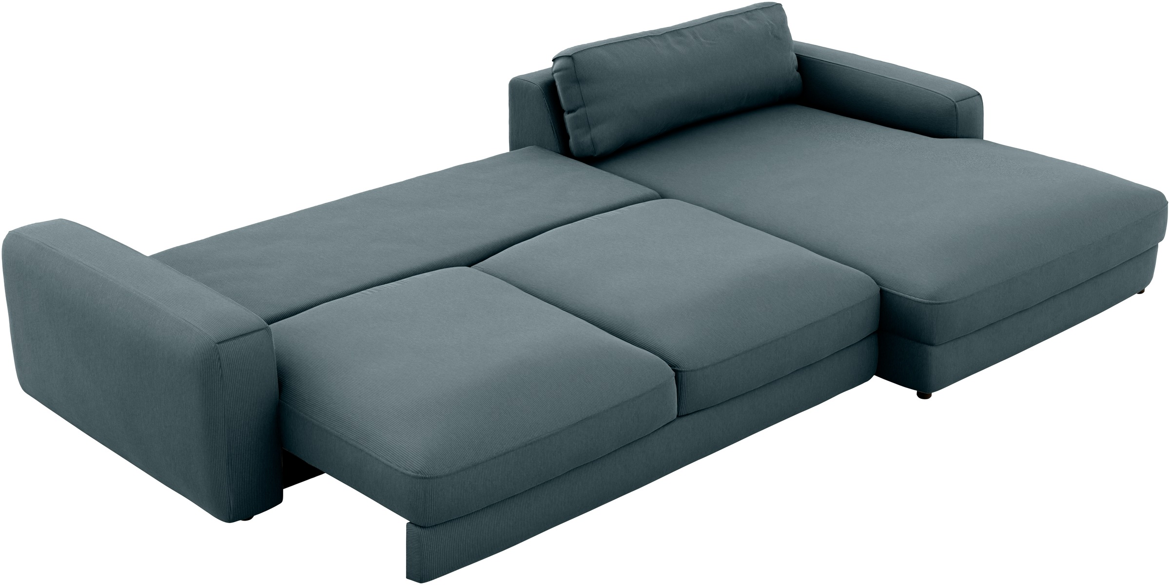 Places of Style Ecksofa »Bloomfield, elegant, viel Platz, Mega Couch, Breite 303cm, L-Form«, extra tiefe Sitzfläche, wahlweise mit Sitztiefenverstellung
