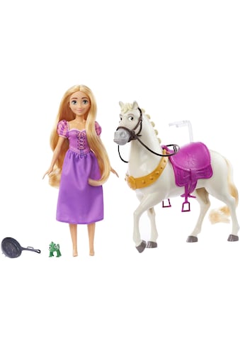 Anziehpuppe »Disney Prinzessin, Modepuppe Rapunzel und Pferd«