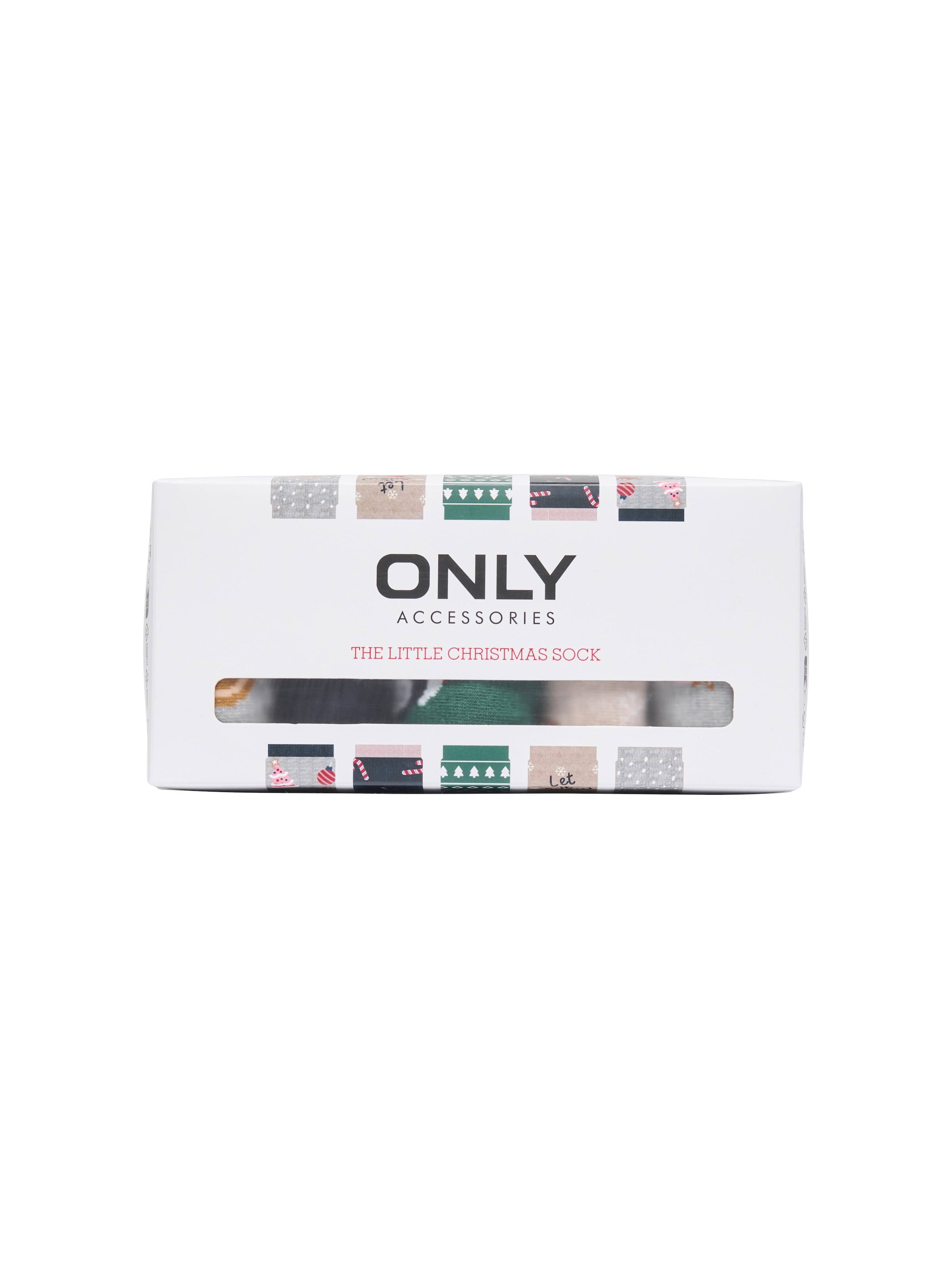 ONLY Freizeitsocken »ONLCHRISTMAS 5-PACK SOCKS IN A BOX« 5 Paar tlg.