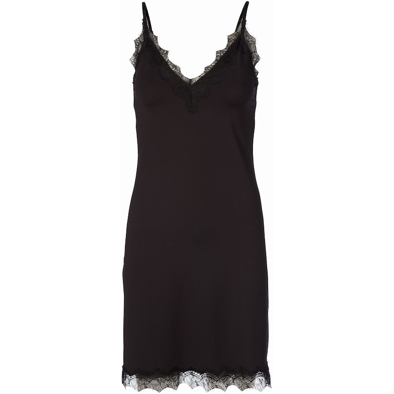 ROSEMUNDE Unterkleid »Billie Strap Dress« Ohne Taschen mit Spitze, V-Ausschnitt, verstellbare Träger, elegant, Polyestermix black 44 - N-Gr N-Gr 44...