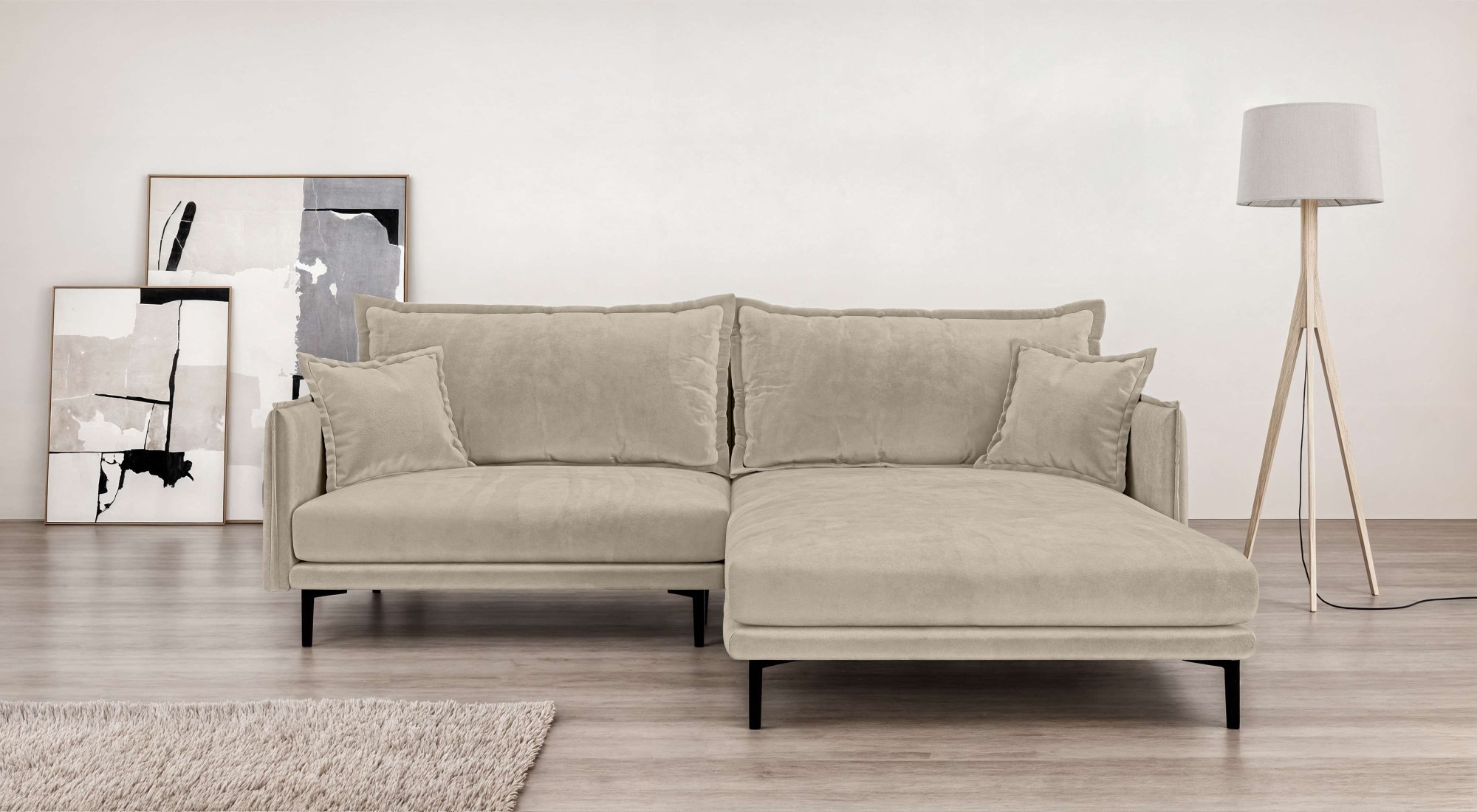 Home affaire Ecksofa »ALEXANDRIA mit Recamiere rechts oder links bestellbar günstig online kaufen