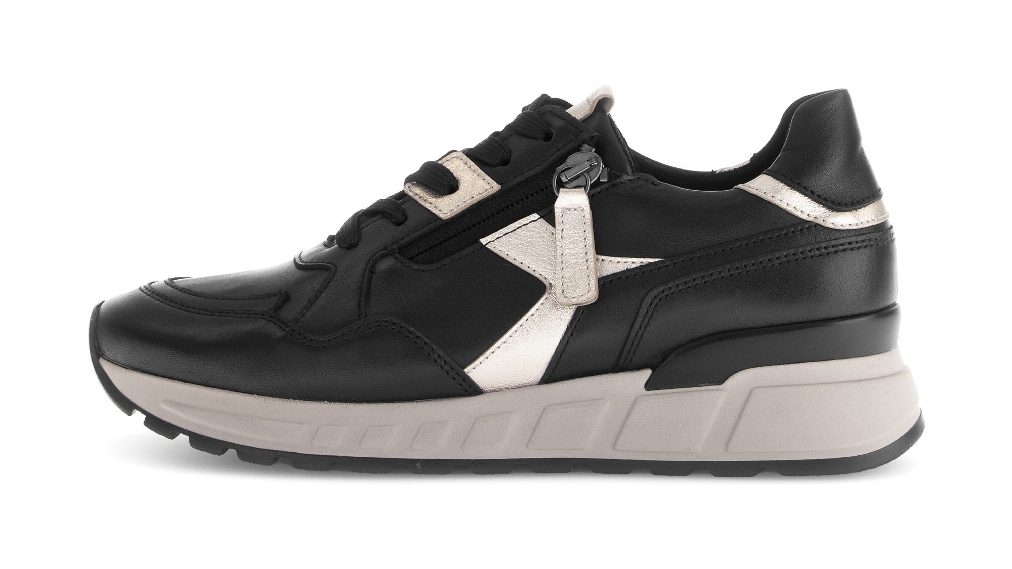 Gabor Keilsneaker »DAVOS«, Schnürschuh, Halbschuh, mit OPTIFIT-Wechselfußbett, H-Weite