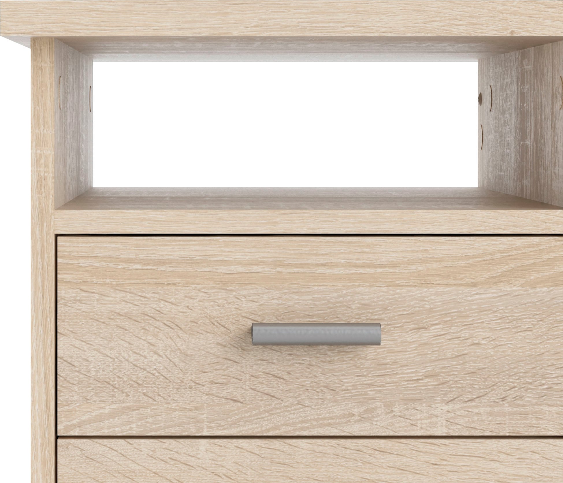 INOSIGN Schreibtisch »Function Plus, Arbeitstisch, Bürotisch«, mit 4 Schubladen, 1 offenes Fachbreite 110 cm