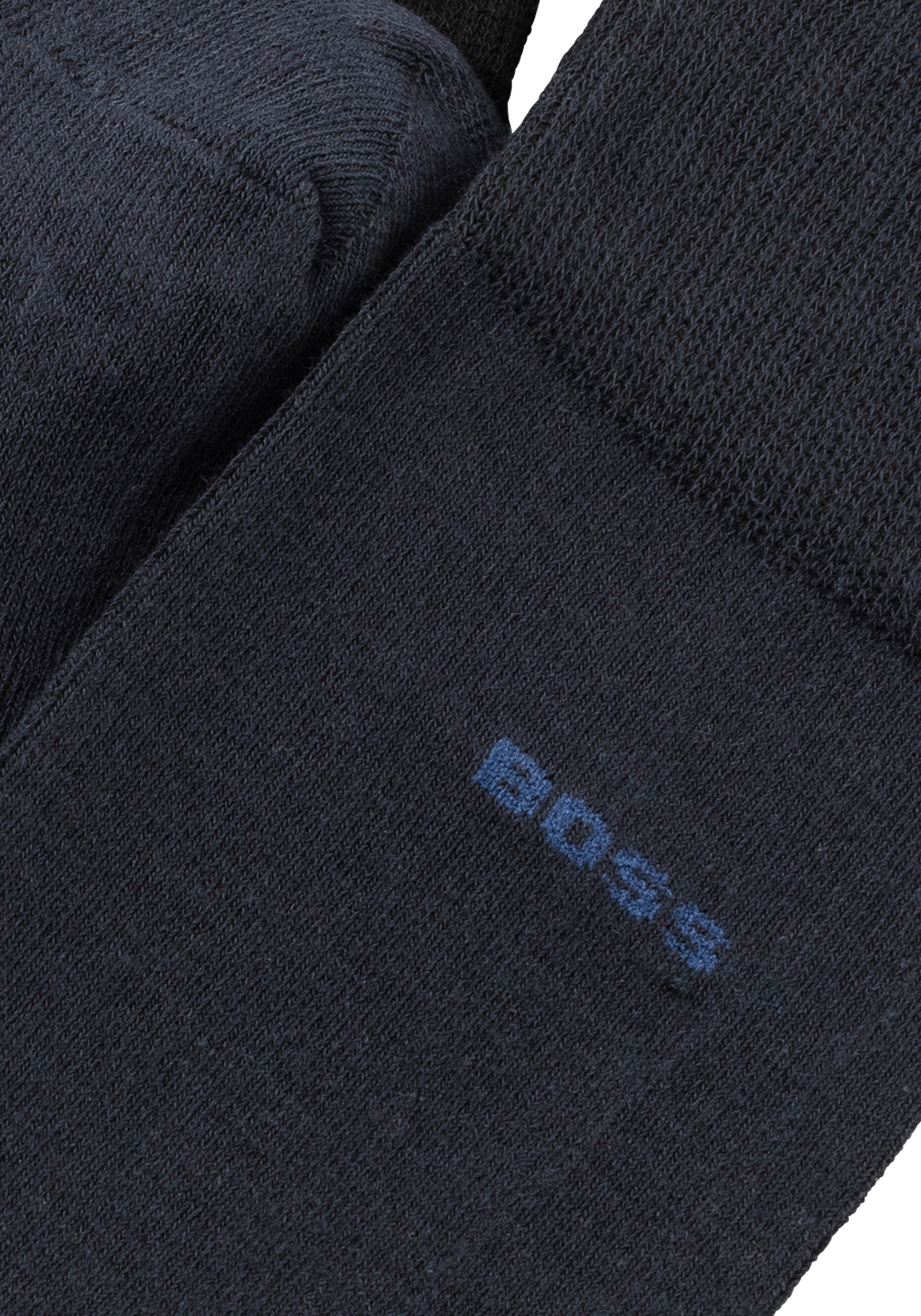 BOSS Socken »3P RS GiftSet Uni CC«, (Packung, 4 Paar, 4er Pack), mit BOSS Stickerei am Bund
