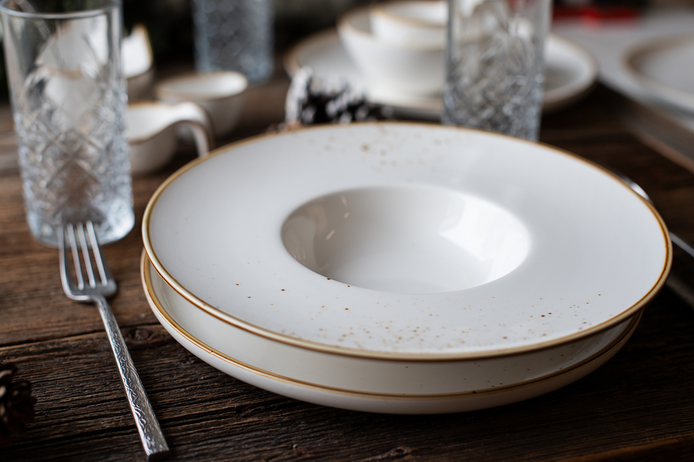 MÄSER Teller-Set »PINTAR, Gourmetteller Set, Porzellan« Teller Set