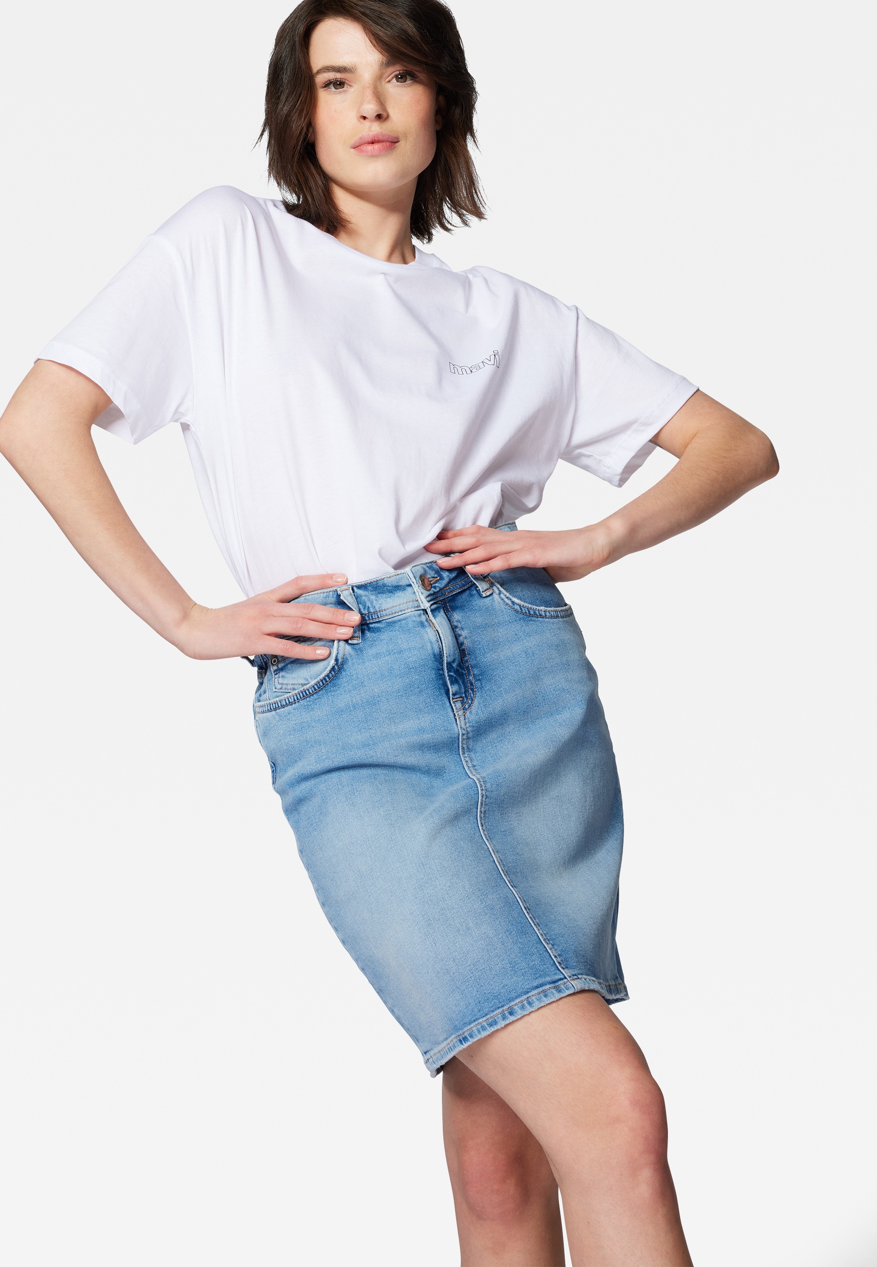 3. Bild von Mavi Minirock »RENEE«, Jeansrock