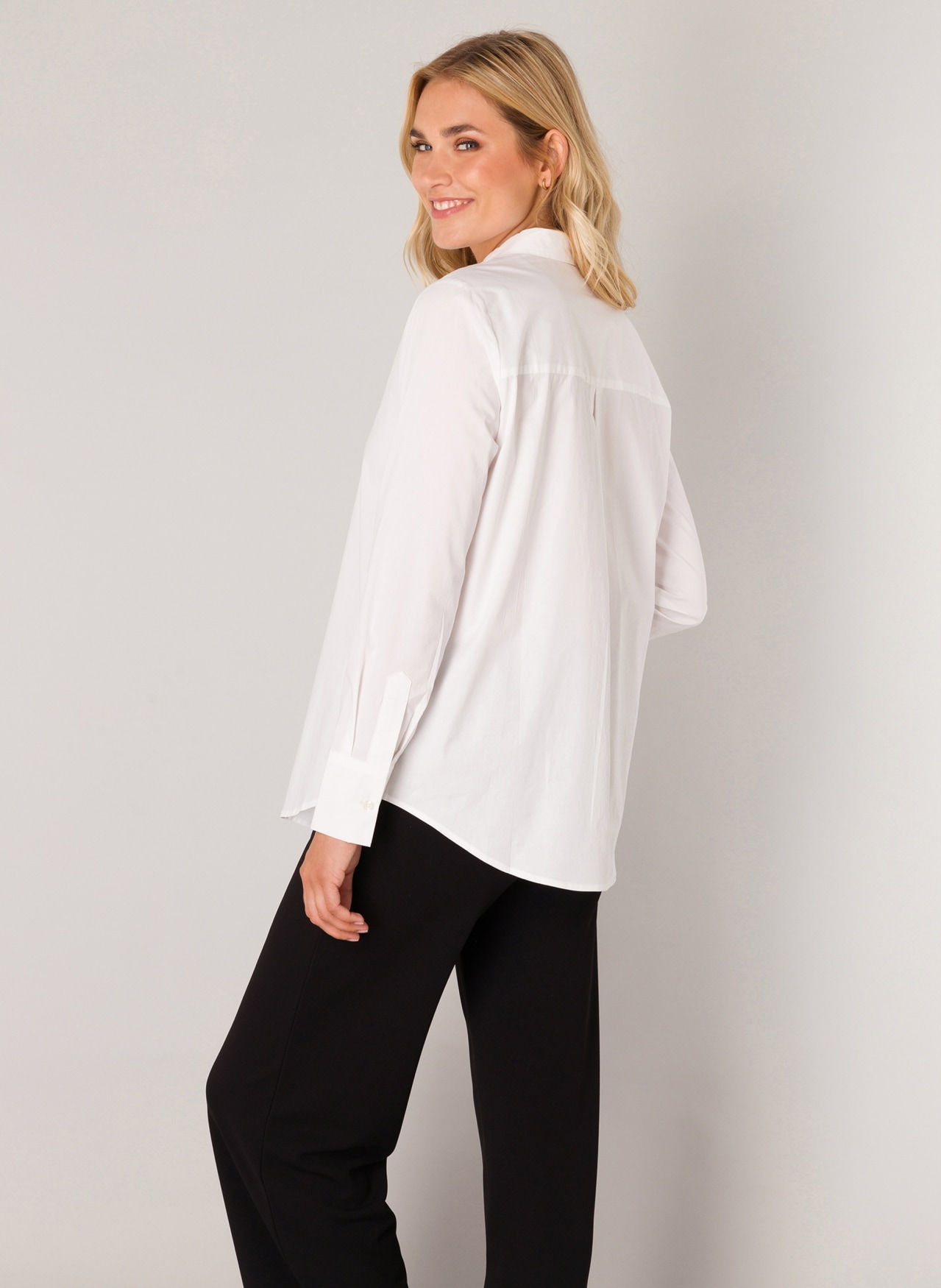 Base Level Hemdbluse »Yune« in Unifarbe