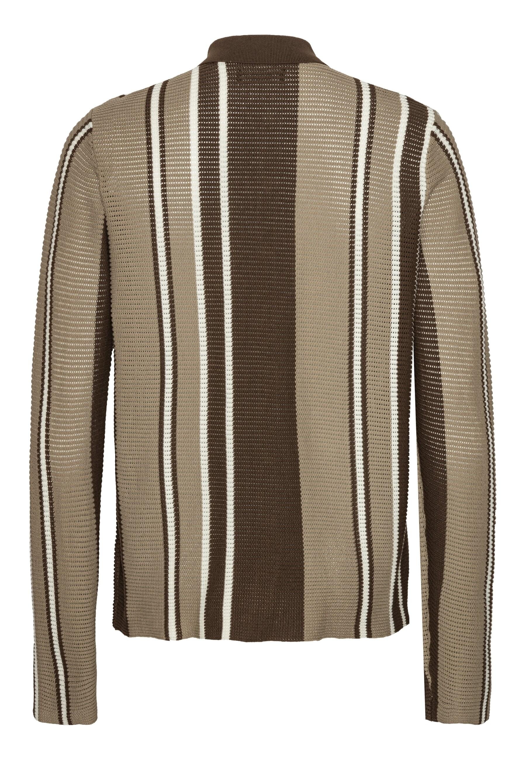 Clean Cut Copenhagen Strickfleecejacke »Clean Cut Copenhagen Buckley Cardigan« 1 Stk. tlg. ohne Kapuze