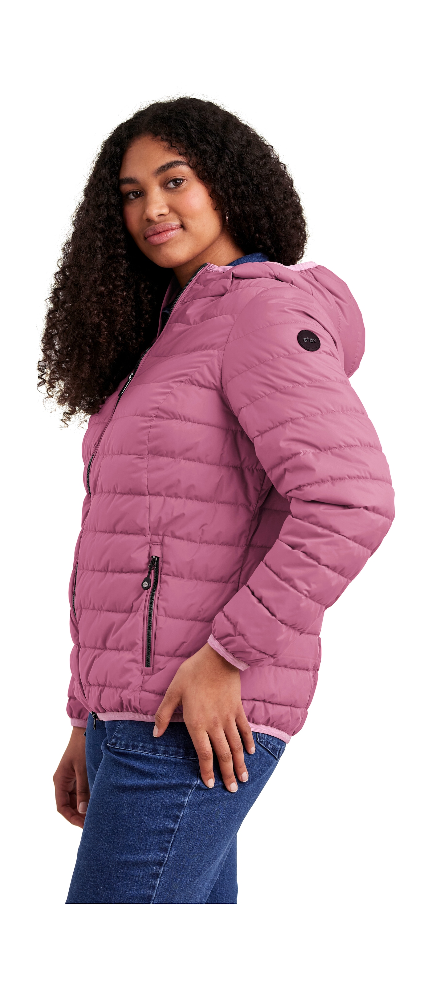 STOY Steppjacke »STS 3 WMN QLTD JCKT«, atmungsaktive, wasserabweisende Damen Steppjacke in großen Größen