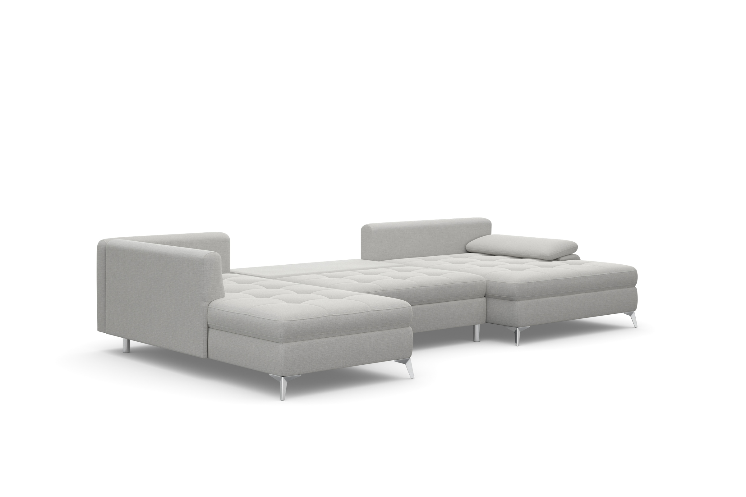 sit&more Wohnlandschaft »Latigo U-Form«, mit Mega-Recamiere, wahlweise mit Bettfunktion und Bettkasten