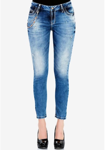 Cipo & Baxx Slim-fit-Jeans, in verwaschener Optik in Skinny Fit kaufen