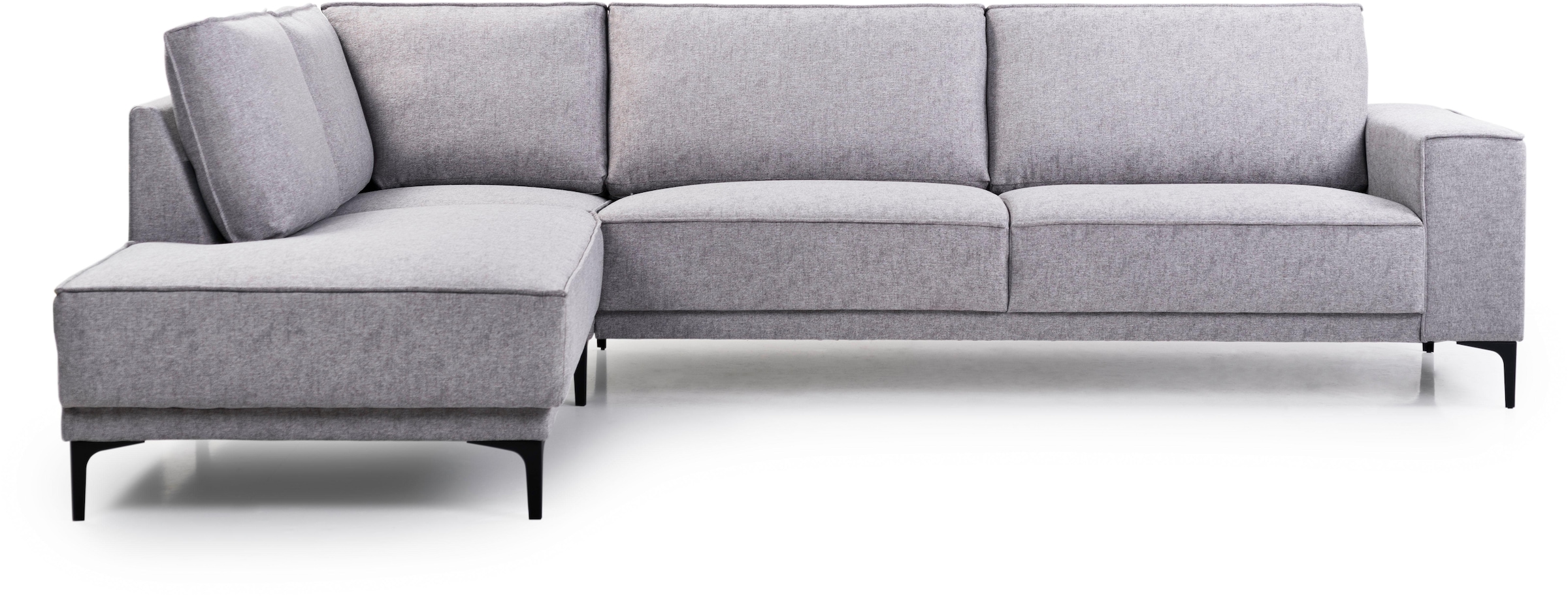 Places of Style Ecksofa Oland, L-Form, inkl. Rückenkissen, hochwertige Verarbeitung
