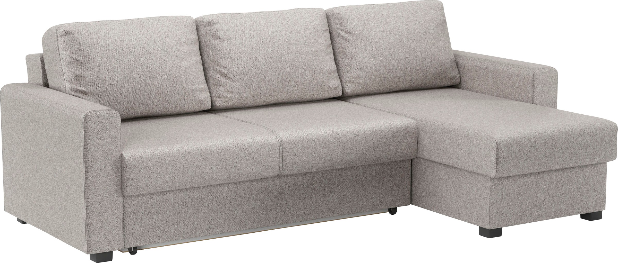 ATLANTIC home collection Ecksofa, mit Bettfunktion und Bettkasten