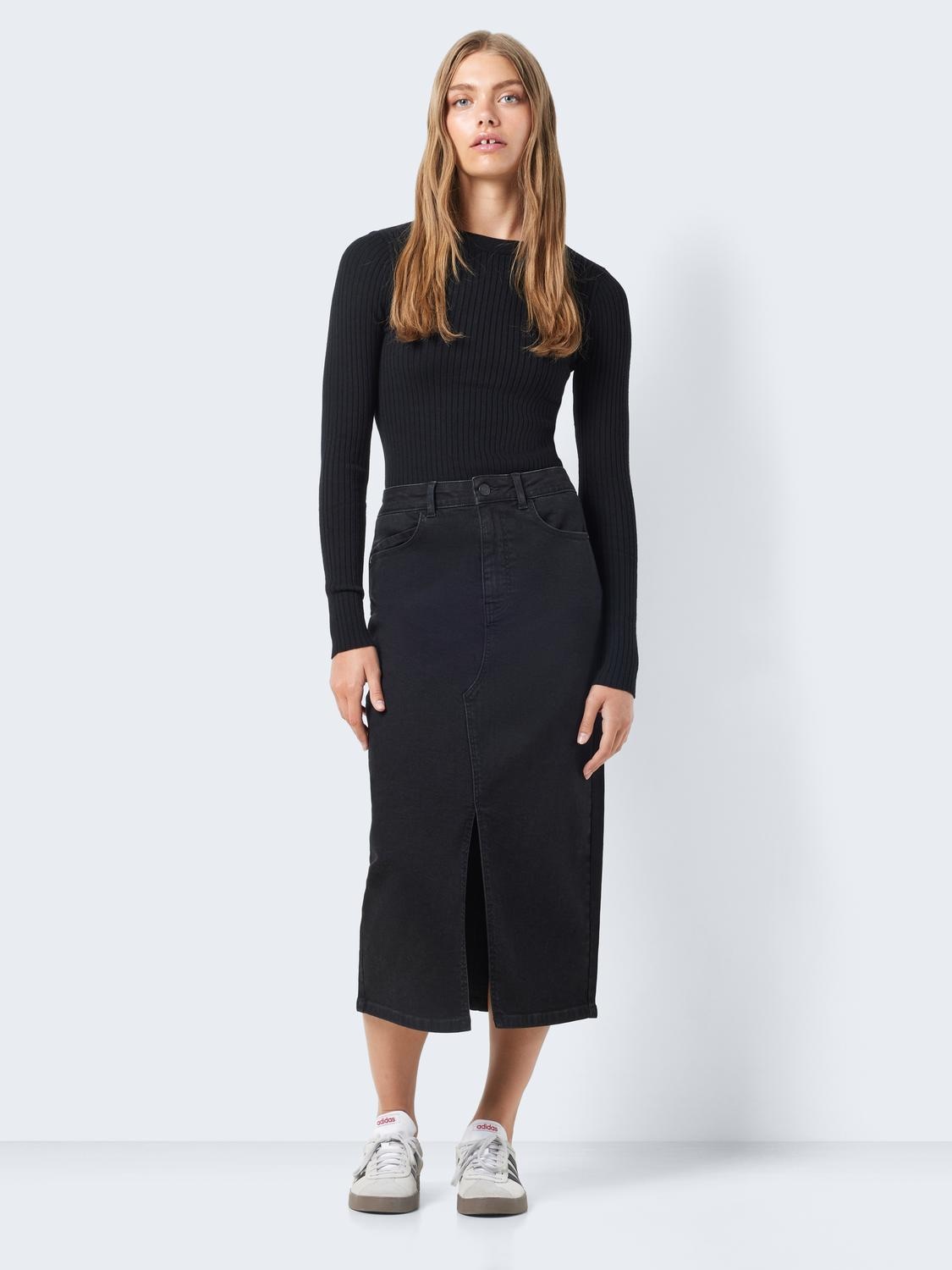 Noisy may Jeansrock »NMKATH NW SLIT MIDI SKIRT VI478BL NOOS«