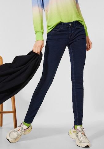 STREET ONE Slim-fit-Jeans, mit kontrastfarben Ziernähten kaufen