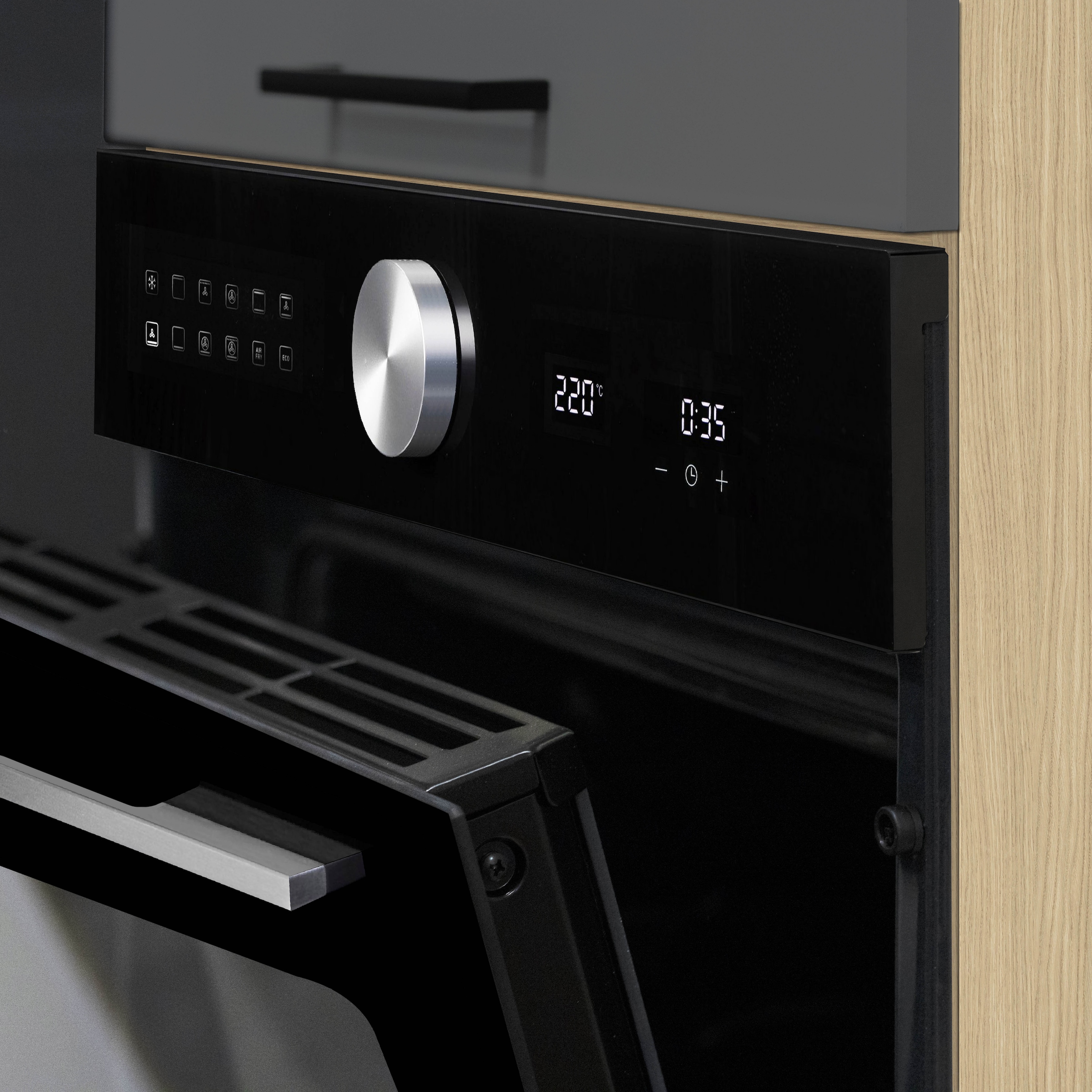 KOCHSTATION Küchenzeile »Luna, Einbauküche, Zeilenküche, mit Soft-Close Funktion, Made in Italy« Breite 300 cm ohne E-Geräte, mit Spüle+Siphon und Aufsatz