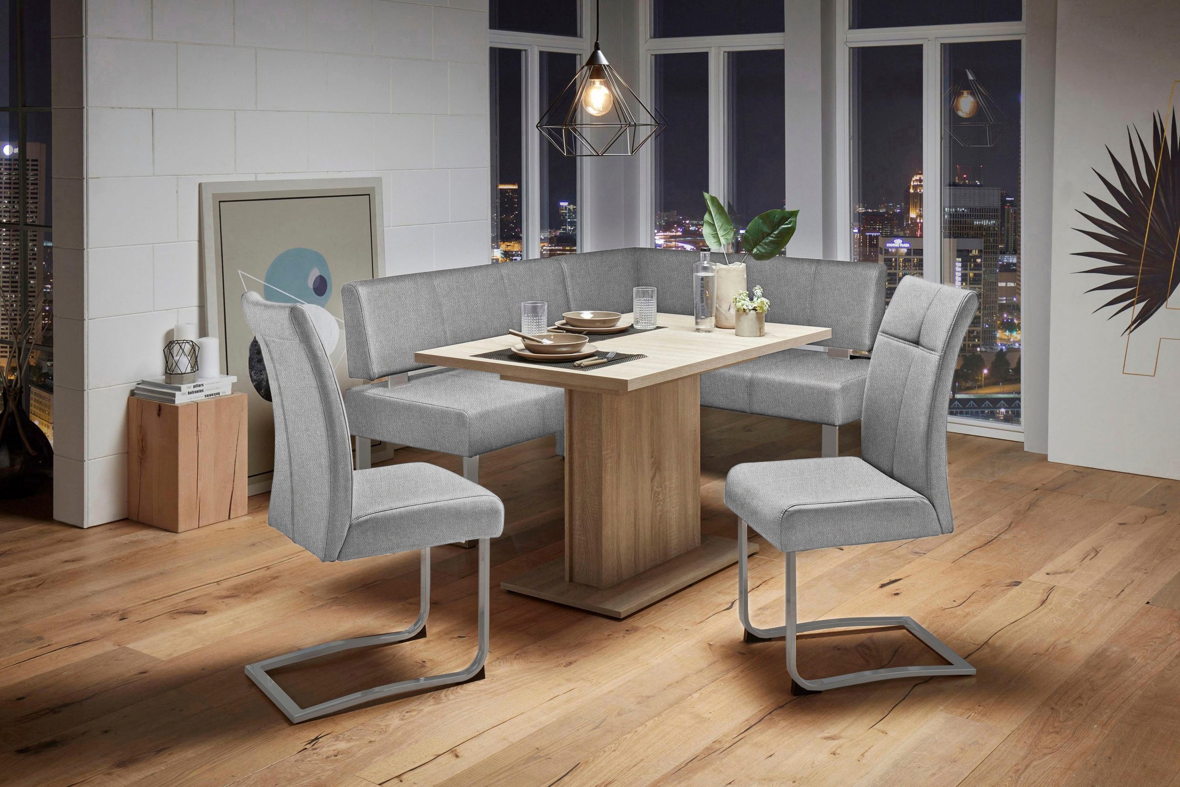 Home affaire Freischwinger »Rab« (Set) 2 Stk.Bezug in verschiedenen Qualitä günstig online kaufen