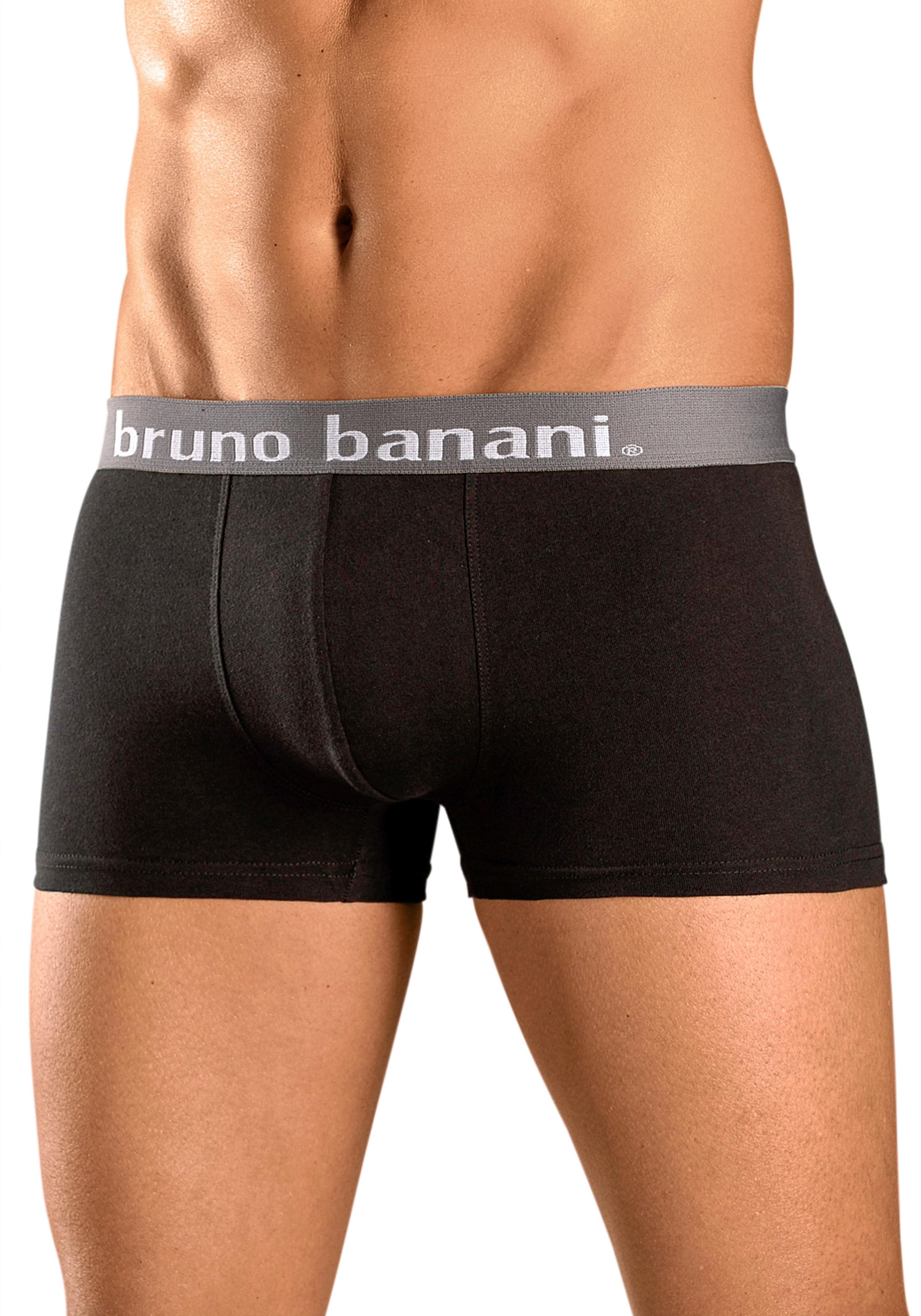 Bruno Banani Boxer, (Packung, 4 St.), mit Kontrast-Webbund