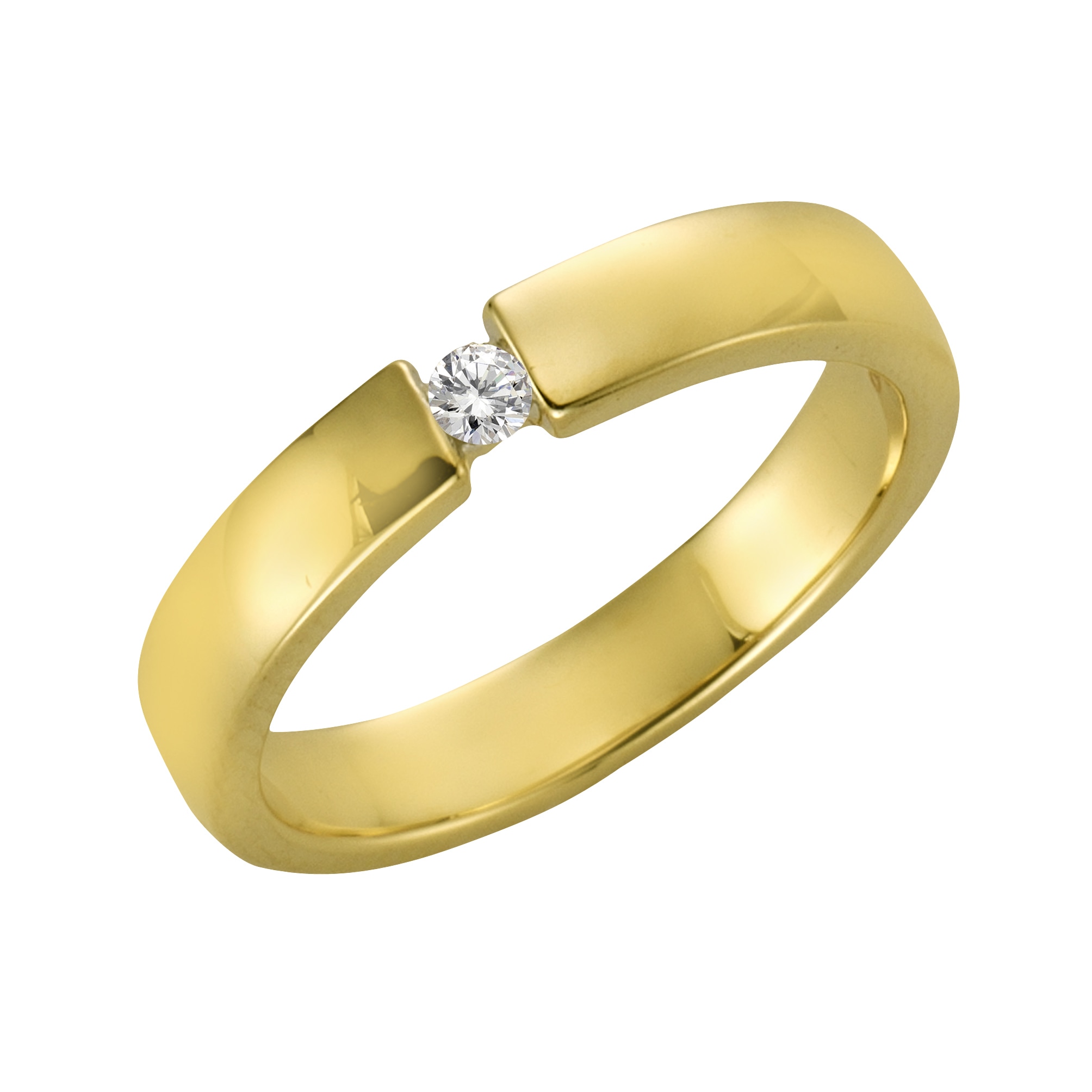 Fingerring »Gold 375 mit 1x Brillant 0,05ct.«