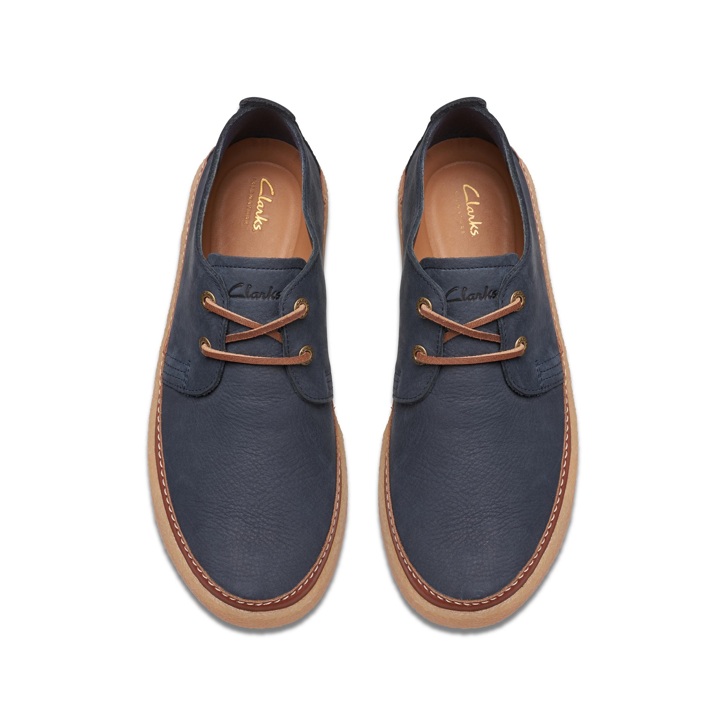 Clarks Schnürschuh »Clarkwood Low«, Schnürschuh, Business Schuh mit markanter Schnürung