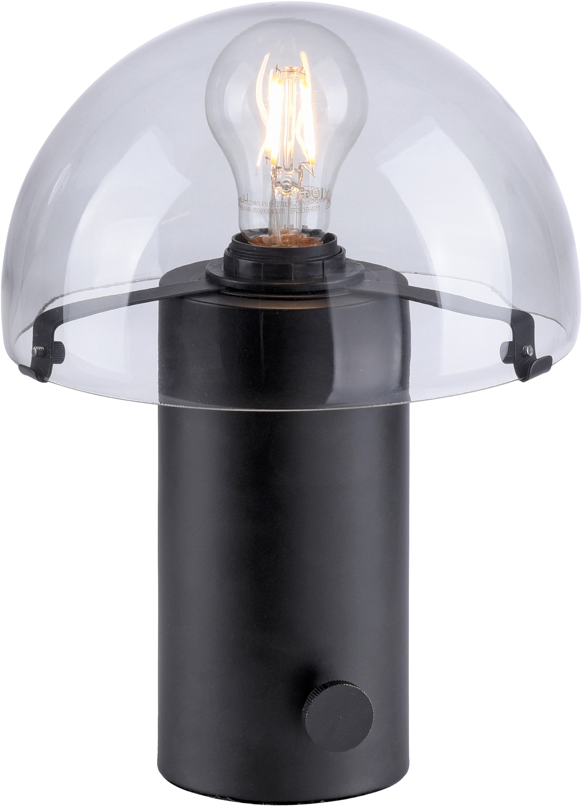 Tischleuchte kaufen Tischlampe E27, andas skandinavisch »Skickja«, online Drehschalter, Pilzlampe