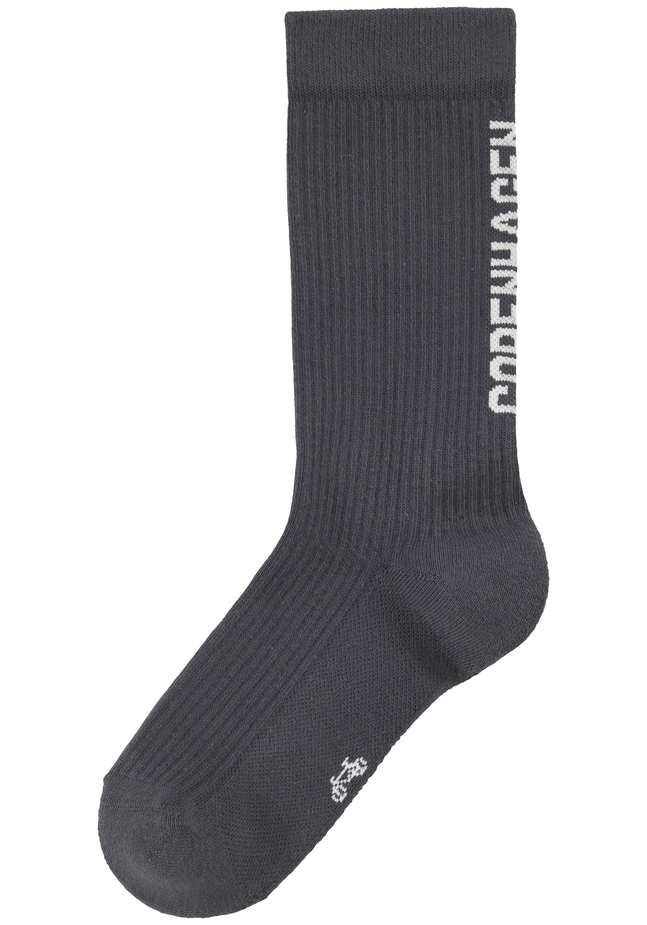 Copenhagen Studios Tennissocken Packung, 3 Stk. tlg. mit großem Schriftzug