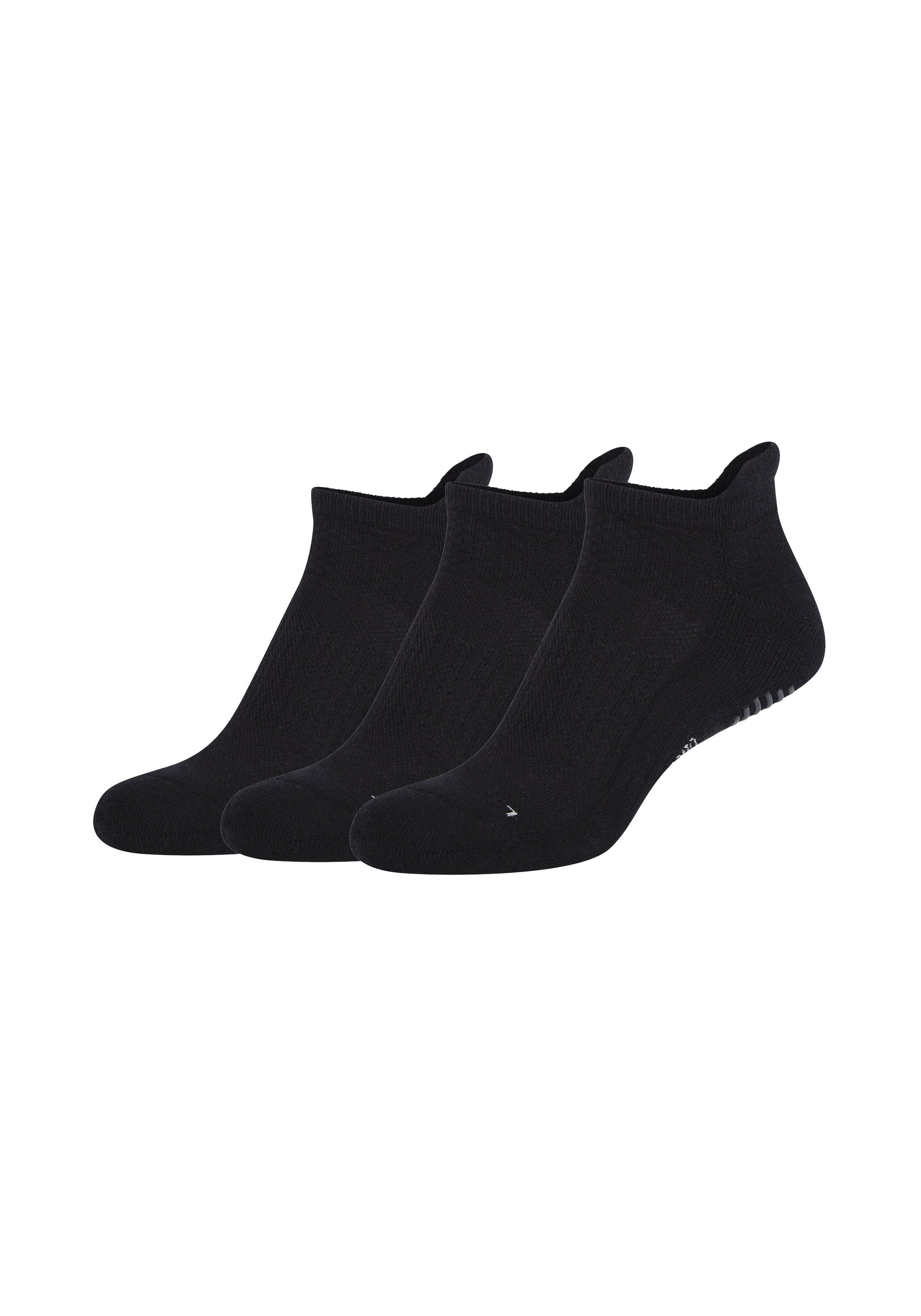 Camano Sneakersocken 3 Paar,  ABS-Print auf der Sohle