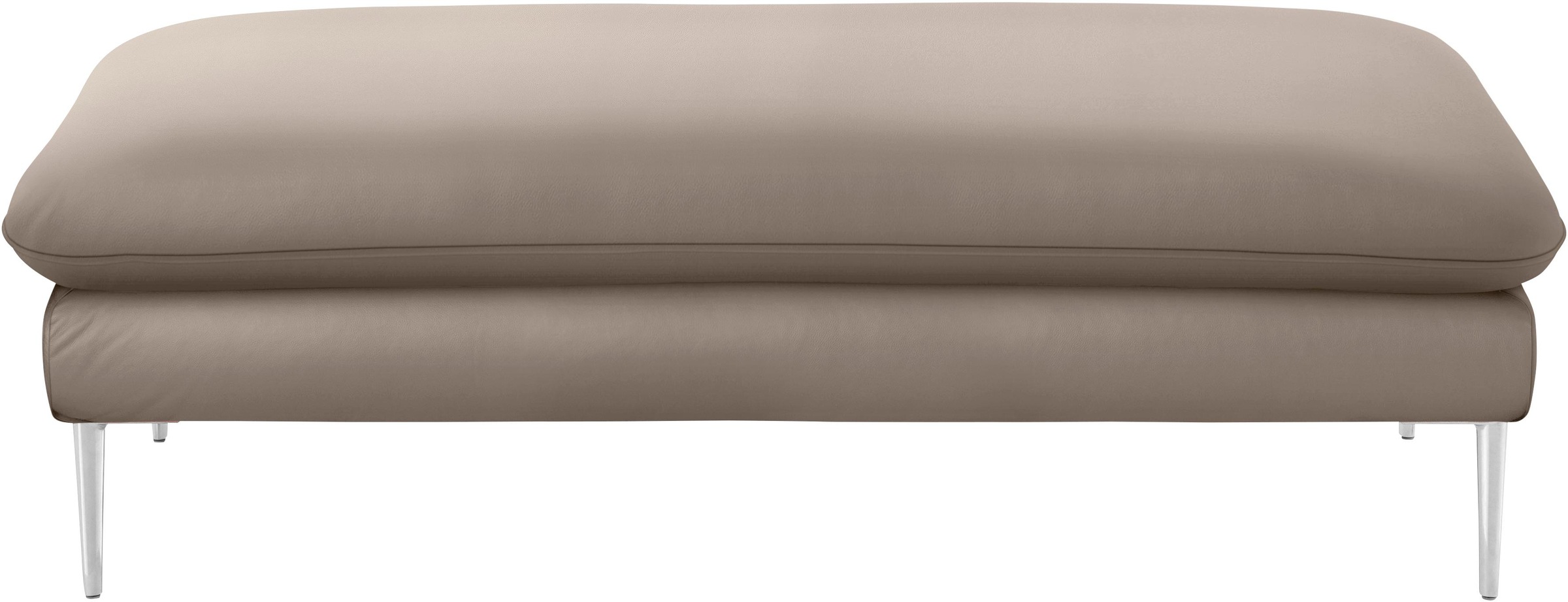 W.SCHILLIG Hocker »enjoy&MORE«, Füße Chrom glänzend, Breite 151 cm