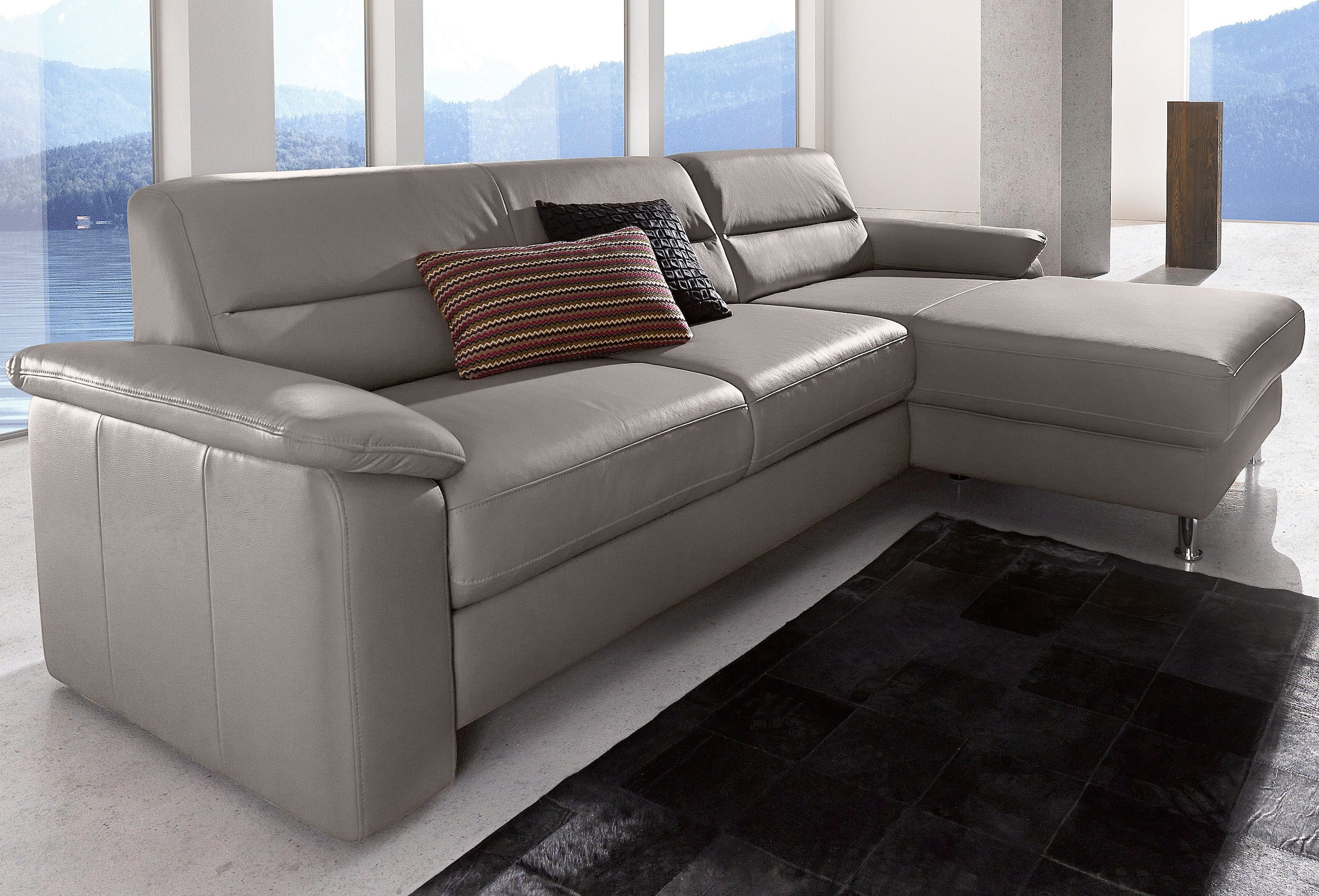 sit&more Ecksofa »Ascara L-Form« inklusive Boxspring/Federkern-Polsterung, günstig online kaufen